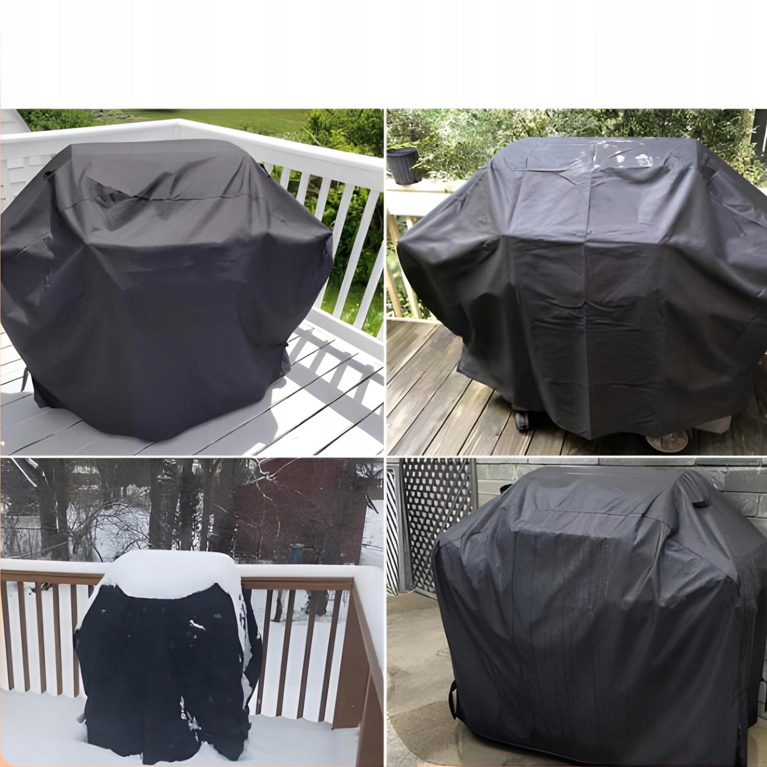 LARGE GAS GRILL COVER GRILL WATERPROOF 145 x 61 x 117 CM Manufacturer code OCHRONA PRZED DESZCZEM UV NA RZEPY ŚCIĄGACZ