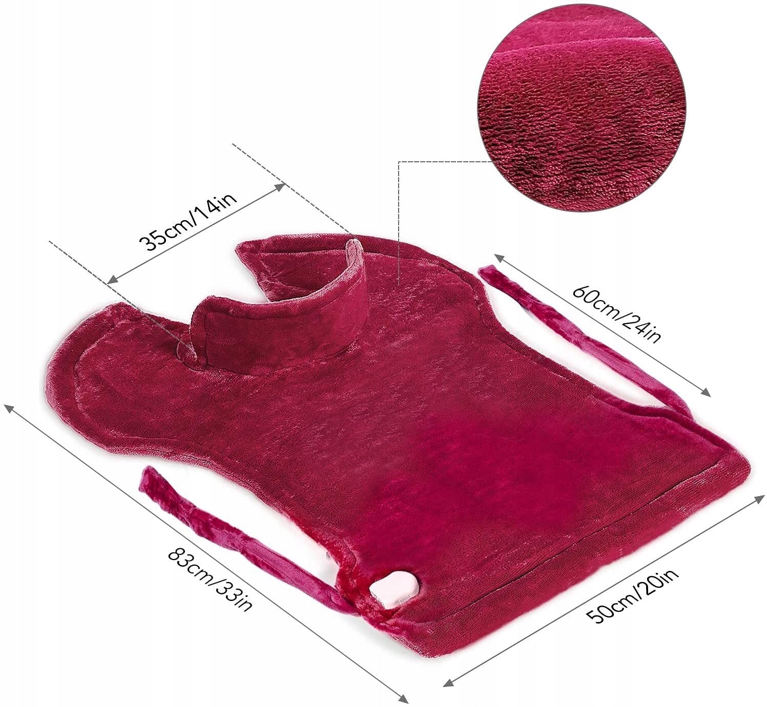 LARGE HEATING COLLAR SHOULDER MAT BACK QUICK HEATING ADJUSTMENT Packaging status original