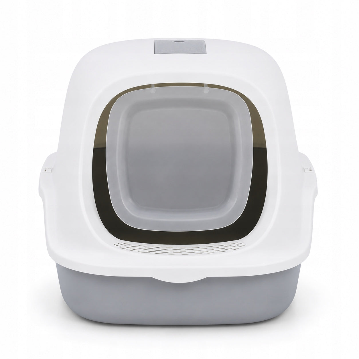 LARGE HIGH CLOSED CAT LITTER BOX, HIGH BOWL NO LITTER SPILLED Manufacturer code GLOBANI-KDK-18
