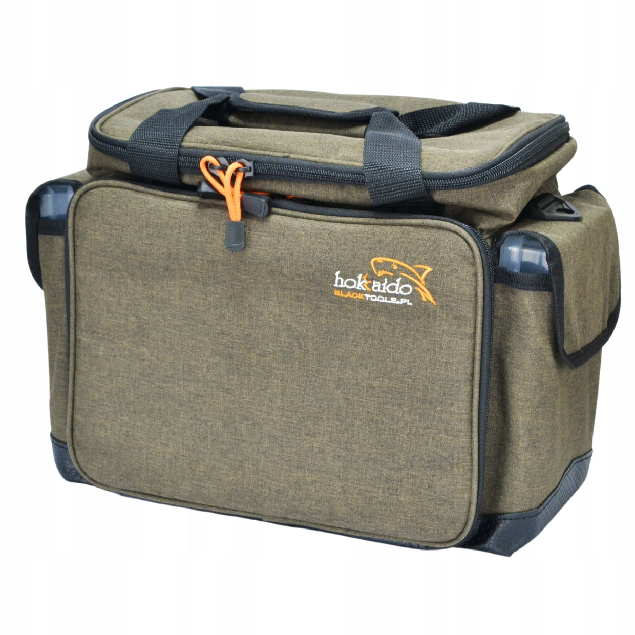 LARGE HOKKADO SHOULDER FISHING BAG 6 BOXES RIGID BOTTOM 30/40/20CM Brand Hokkaido