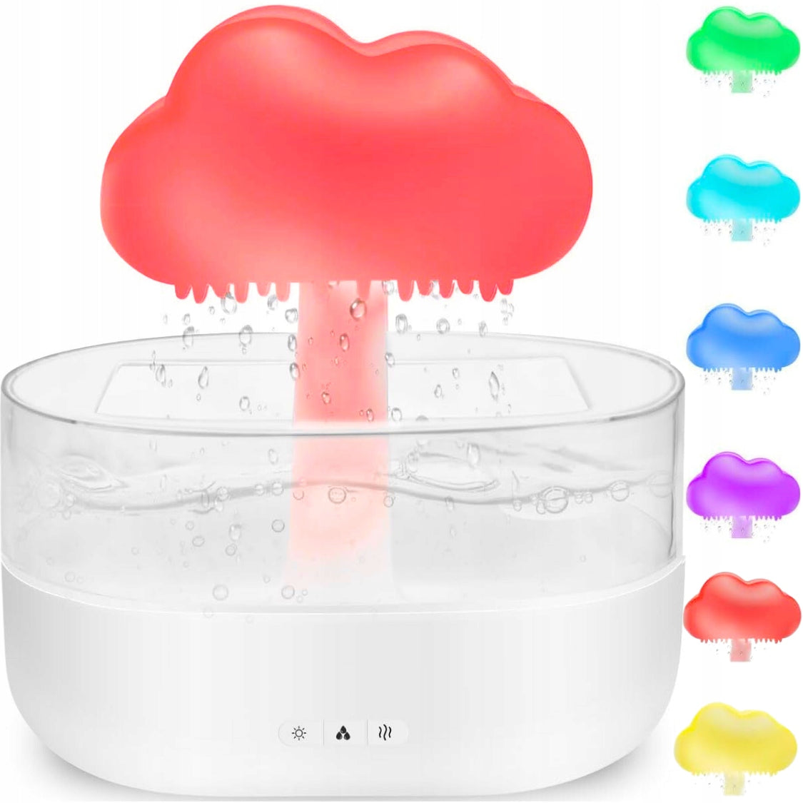 LARGE HUMIDIFIER DIFFUSER AROMATHERAPY MUSHROOM NIGHT LIGHT LED Brand no brand