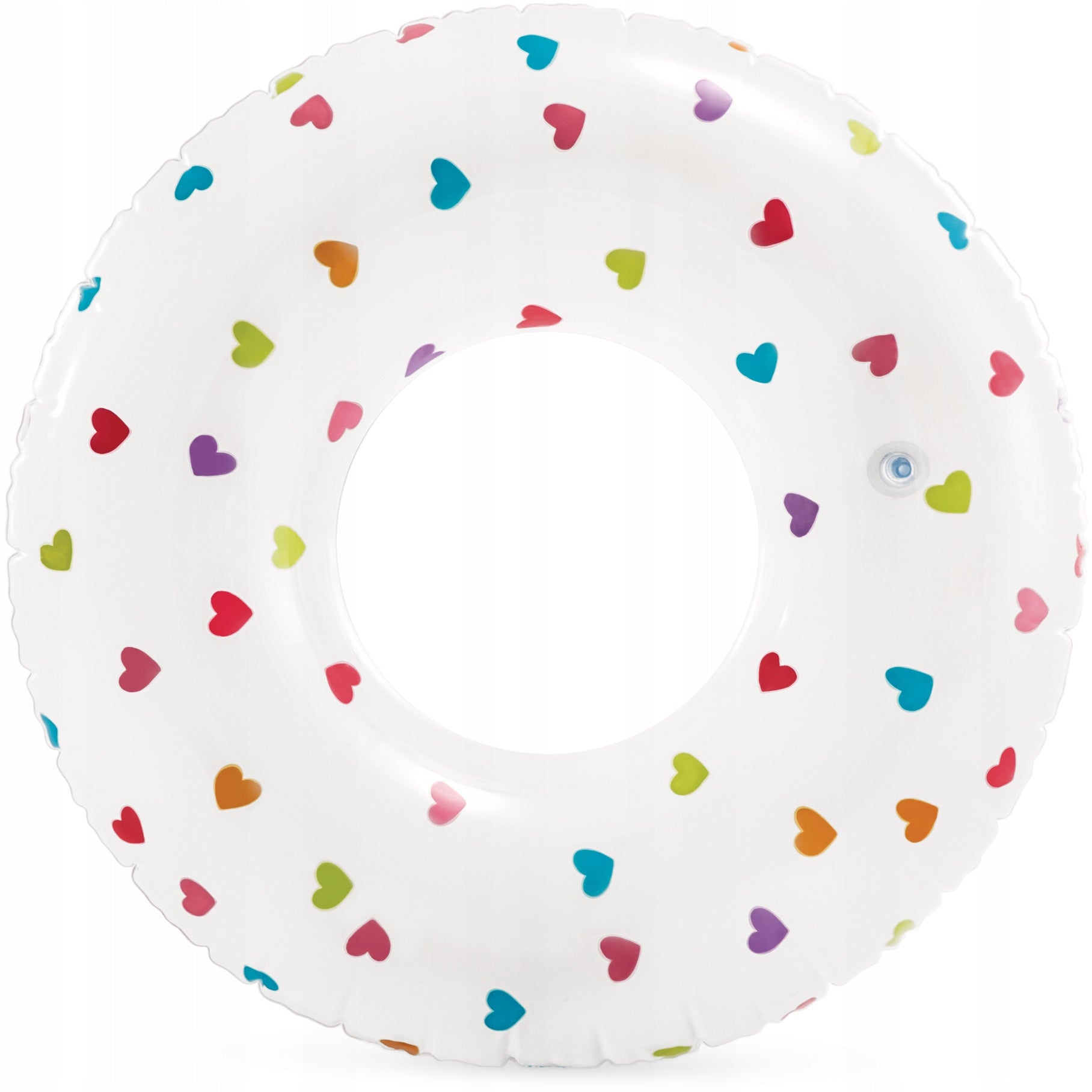 LARGE INFLATABLE WHEEL FOR SWIMMING POOL LARGE WATER SWIMMING WHEEL INTEX XL 81 CM Packaging status original