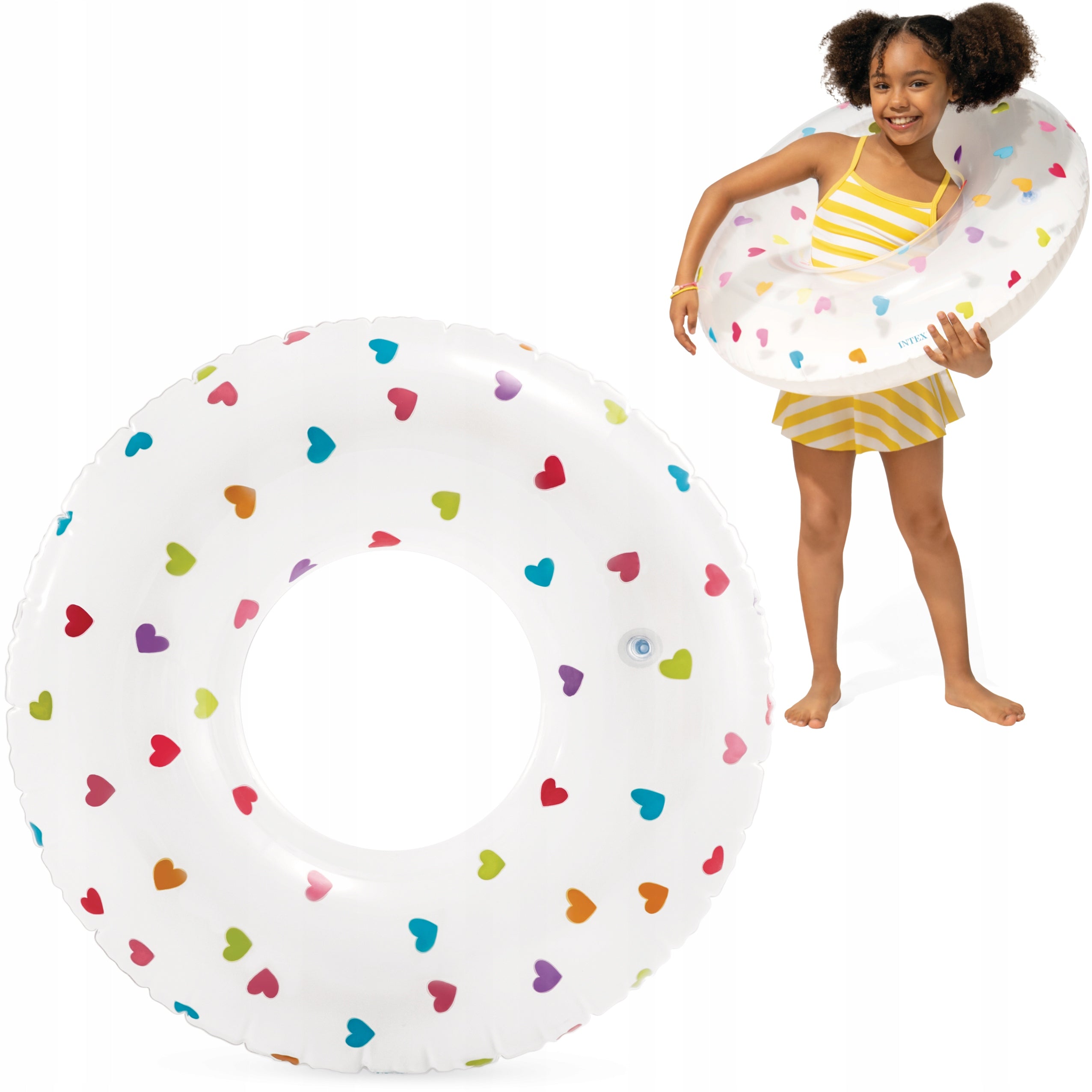 LARGE INFLATABLE WHEEL FOR SWIMMING POOL LARGE WATER SWIMMING WHEEL INTEX XL 81 CM