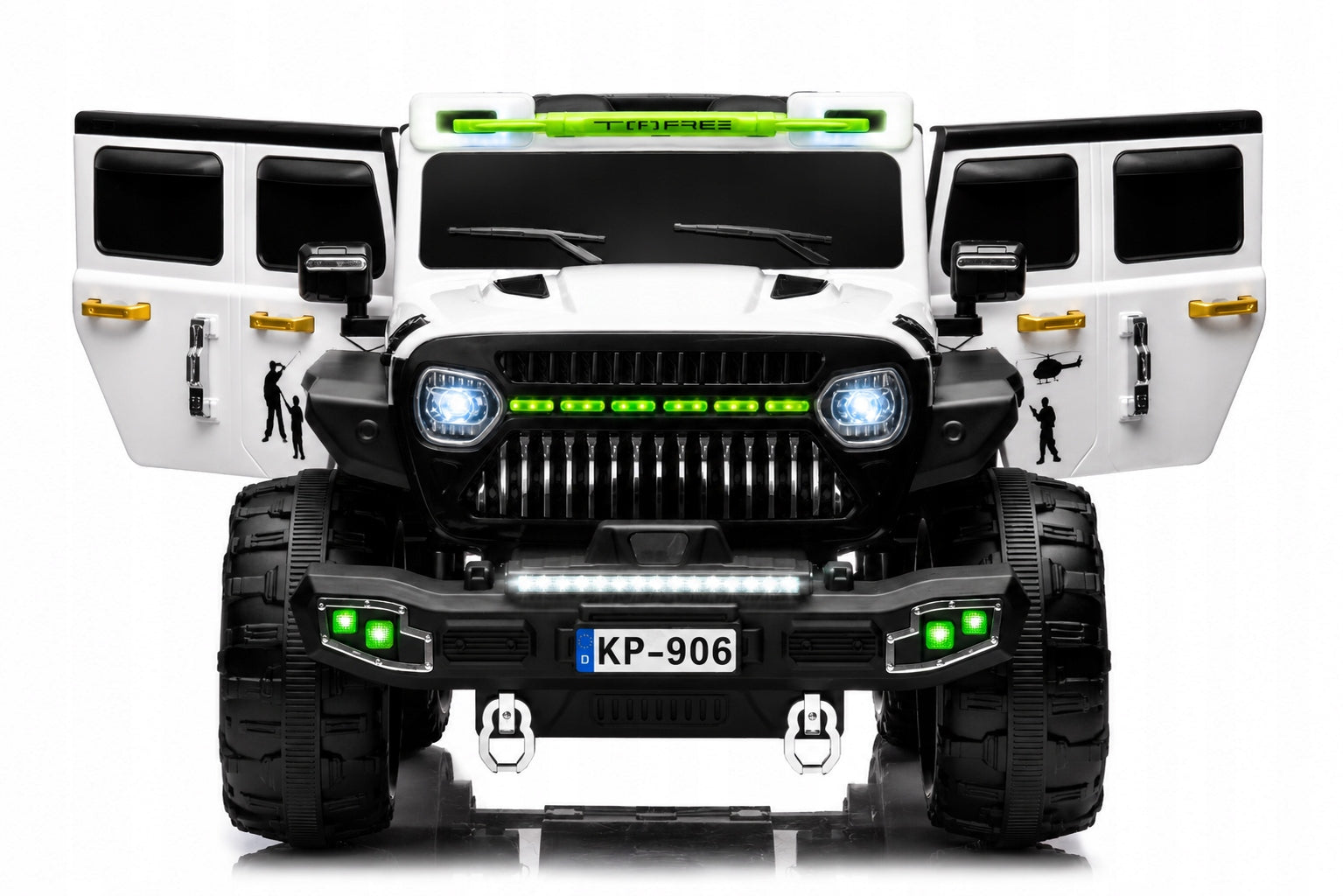 LARGE JEEP 4x4 XXL FOR CHILDREN'S BATTERY EVA PILOT LED MP3 EVA PREMIUM EAN (GTIN) 5905351992798