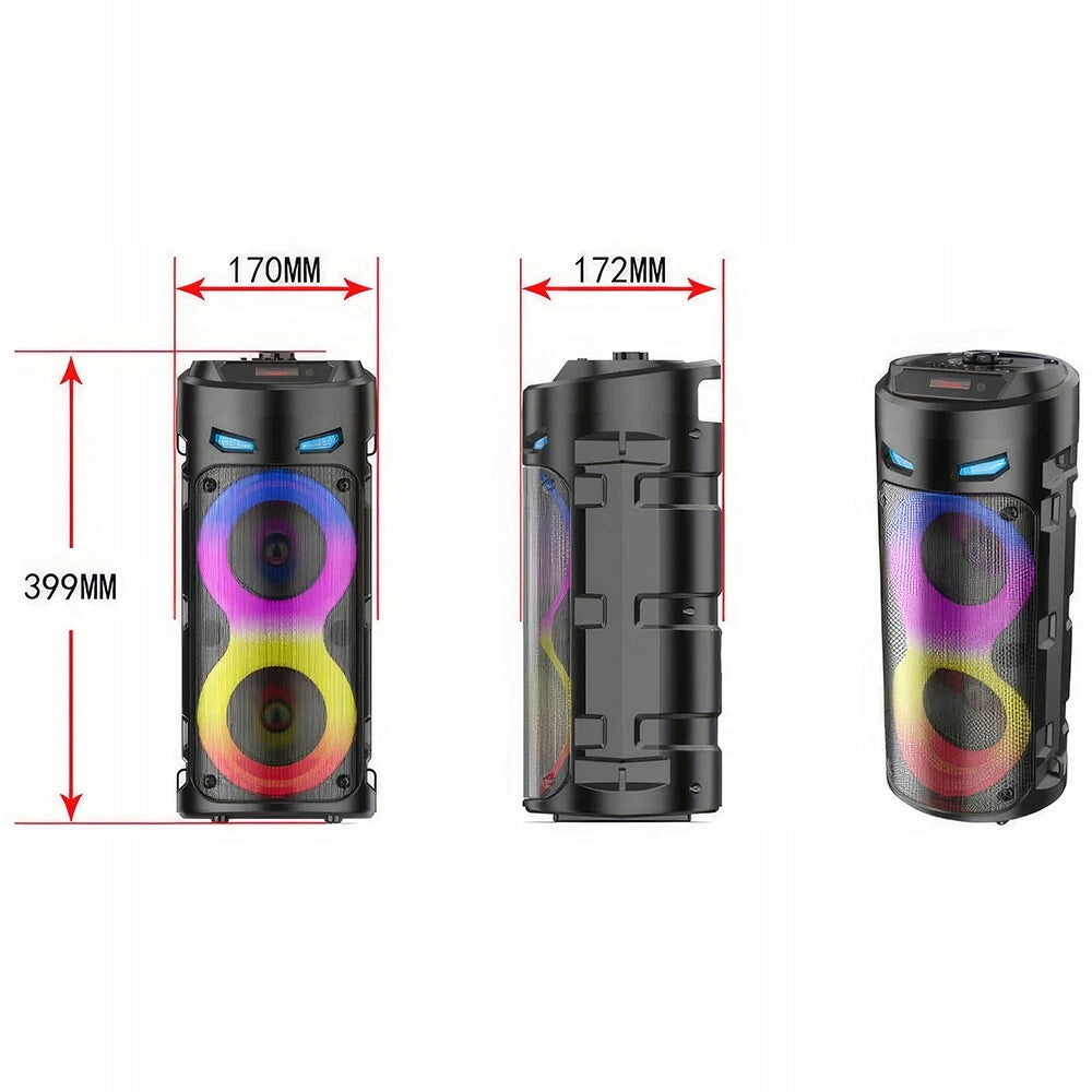 LARGE KARAOKE MOBILE SOUND SPEAKER WITH Microphone Brand no brand