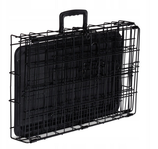 LARGE KENEL CAGE METAL PLAYPEN FOR DOG TRANSPORTER 122x76cm BREED LARGE Length 122 cm