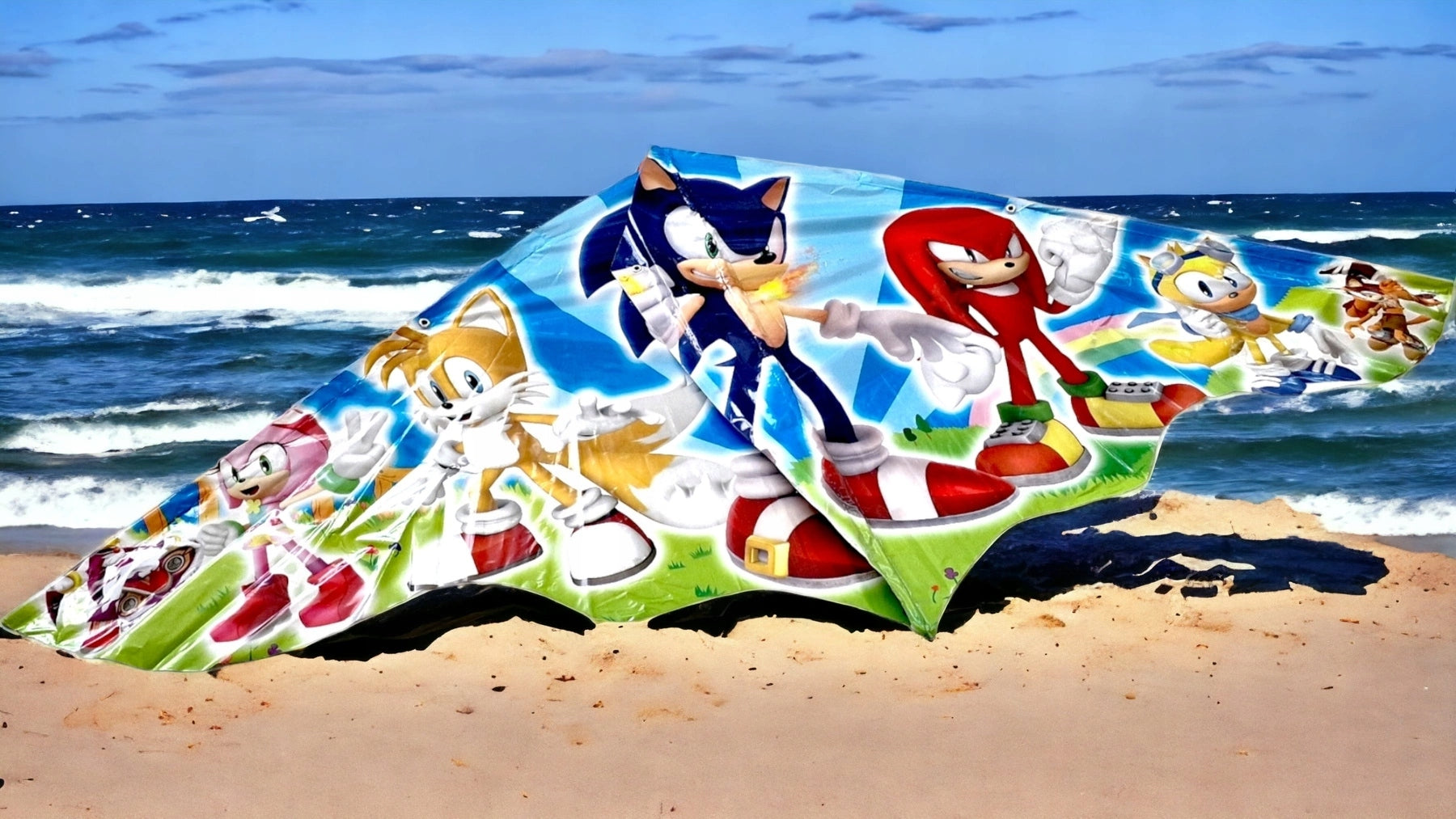 LARGE LATAWIEC FOR CHILDREN SONIC SONIK 120x60 CM XXL FLYING HEDGEHOG Manufacturer code LATAWIEC SONIC JEŻYK 5907419766846
