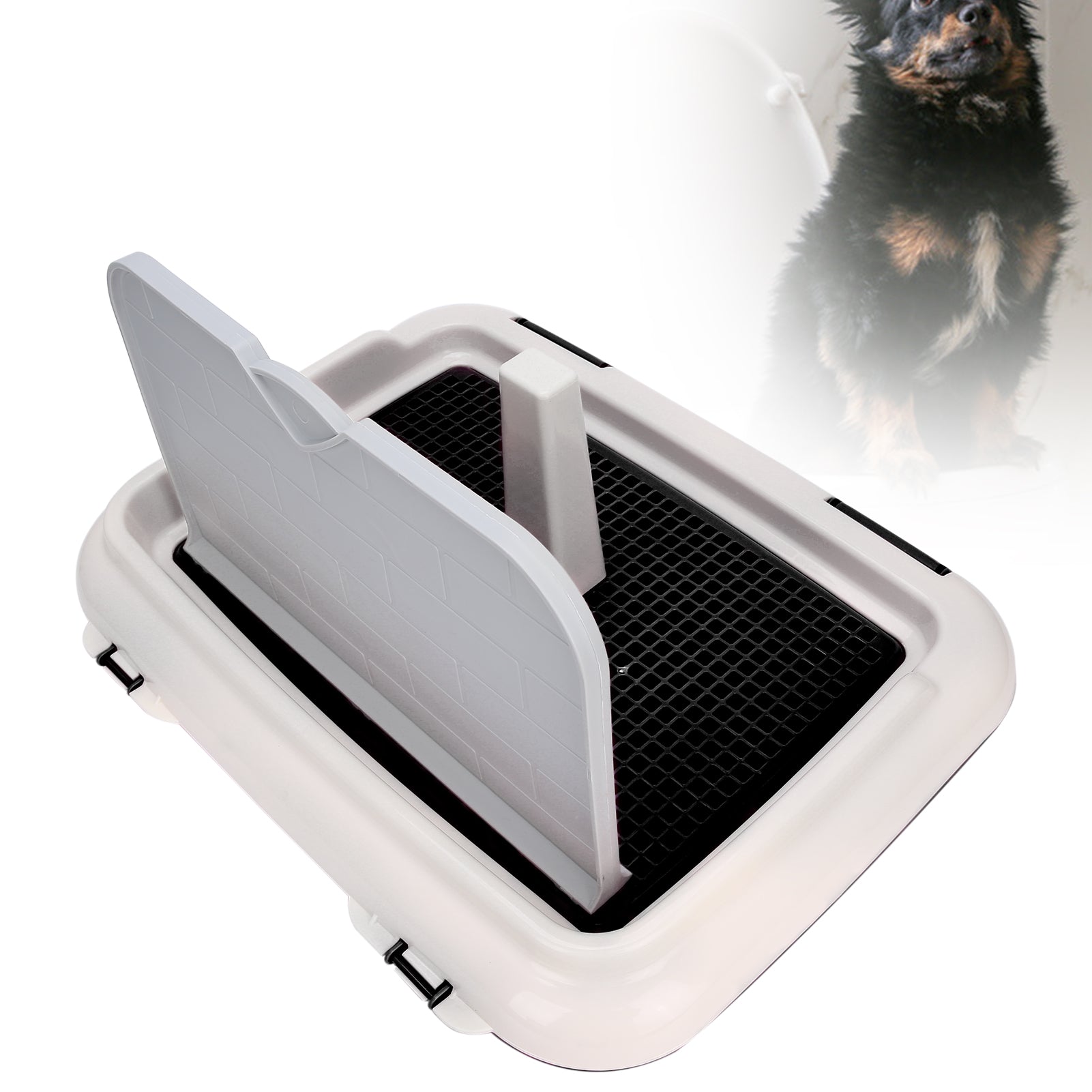 LARGE LITTER BOX DOG TOILET ARTIFICIAL 46,4 x 35,4 x 23,6 cm Model 90052