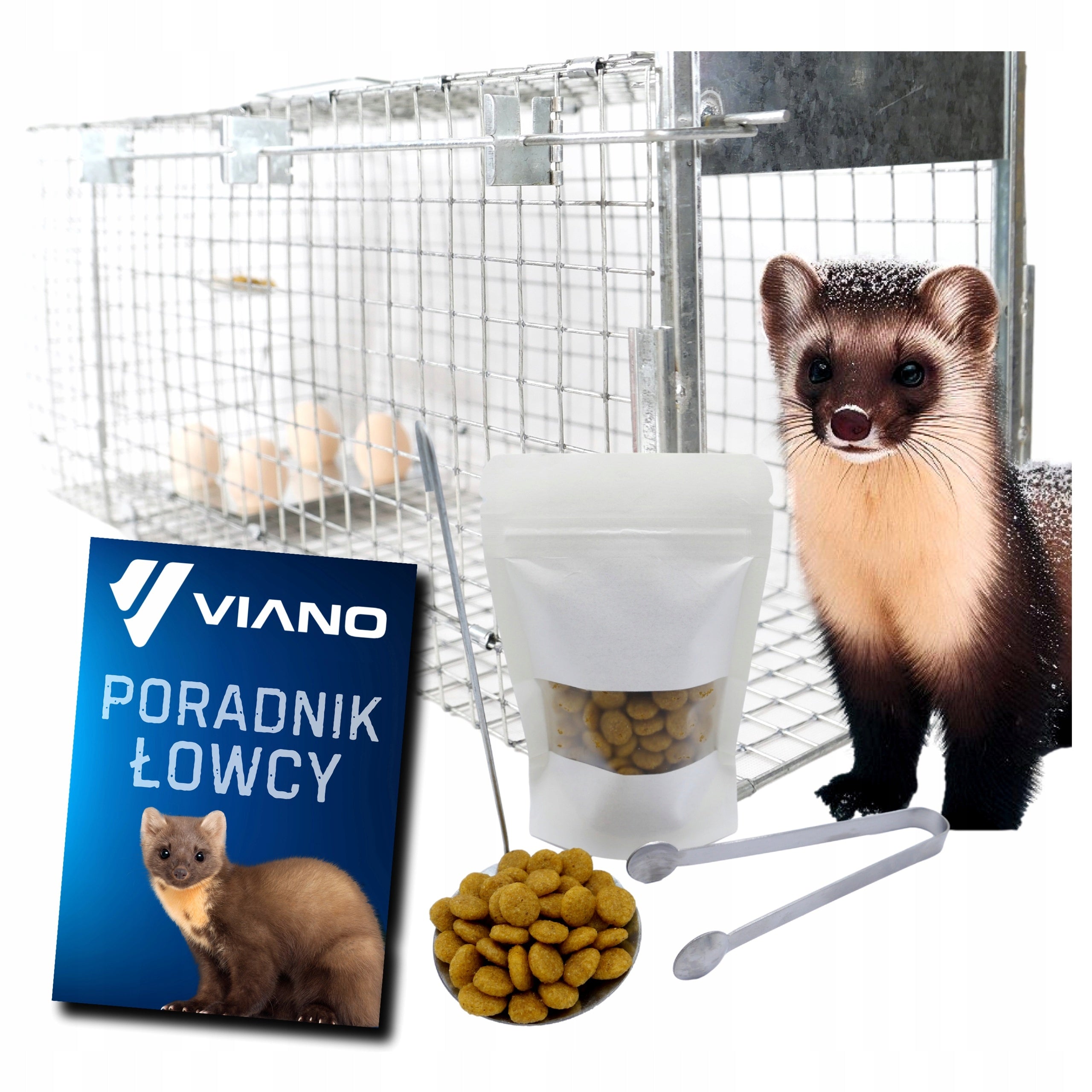 LARGE LIVETRAP MARTEN TRAP RATS WEASEL MINK COWARDS PAW VIANO Z2
