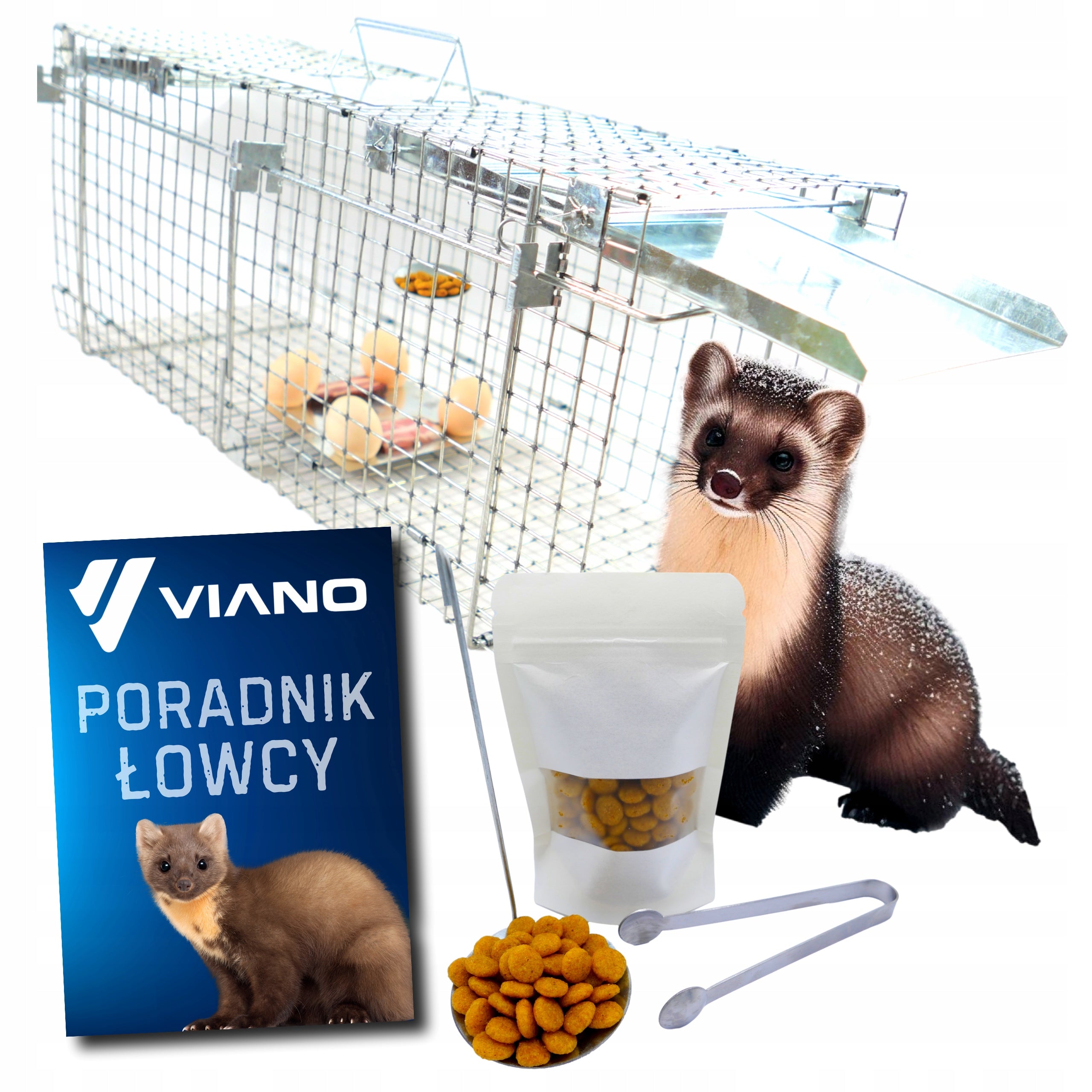 LARGE LIVETRAP TRAP FOR MARTENS RATS WEASEL MINK COWARDS PAW VIANO Z1
