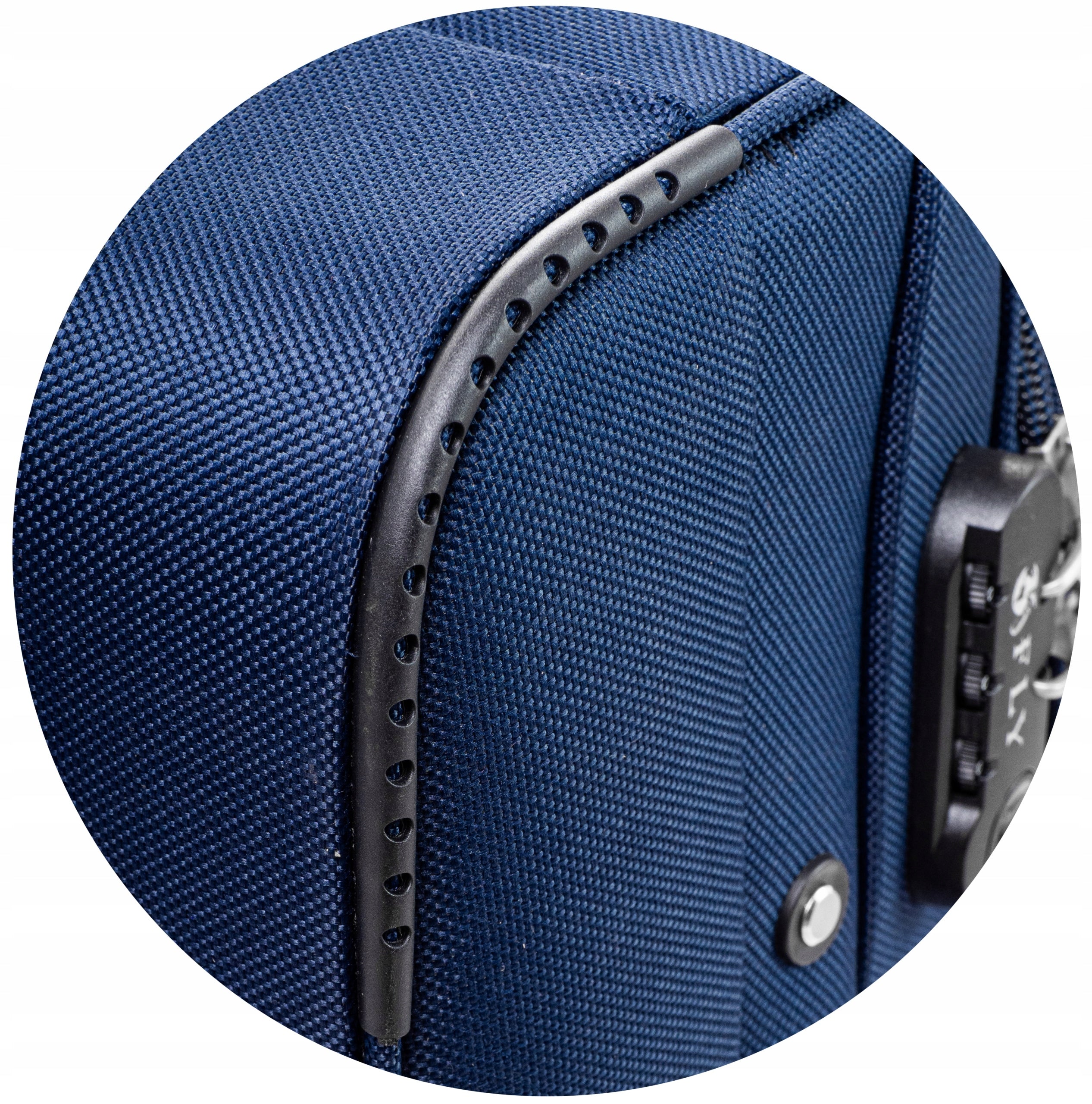 LARGE MATERIAL TRAVEL SUITCASE ON 4 WHEELS 94 LITERS Depth (shorter edge) 36 cm