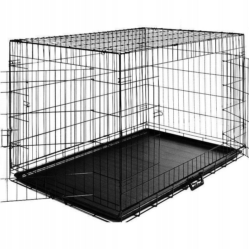 LARGE METAL CAGE DOG PLAYPEN 76x47x53