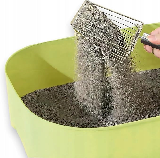 LARGE METAL LITTER SPATULA CAT LITTER BOX CLEANING SHOVEL Manufacturer code METALOWA ŁOPATKA DO ŻWIRKU DO KUWETY DLA KOTA