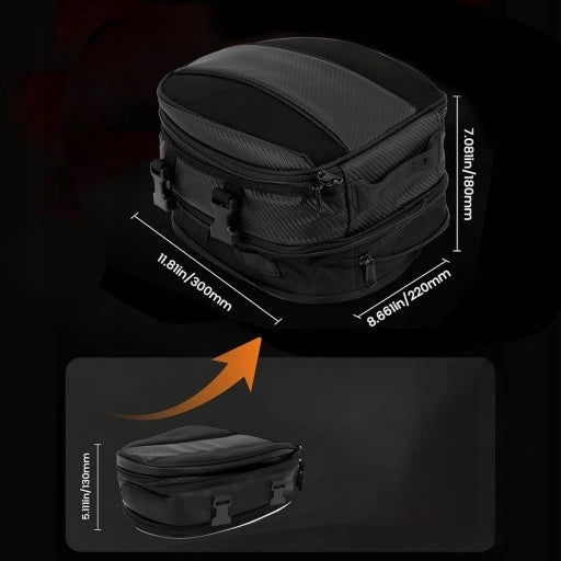 LARGE MOTORCYCLE BAG FOR THE BACK SEAT OF THE MOTORCYCLE WATERPROOF ROOMY Manufacturer no brand