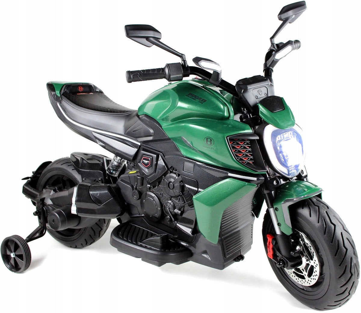LARGE MOTORCYCLE for DUCATI Diavel Battery, Eva Wheels, 12v 9ah, 90W Packaging status original