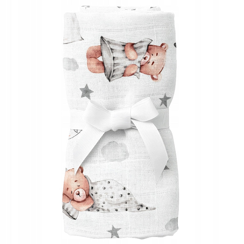 LARGE MUSLIN DIAPER 120x120cm MUSLIN SWADDLE SUMMER SOFT