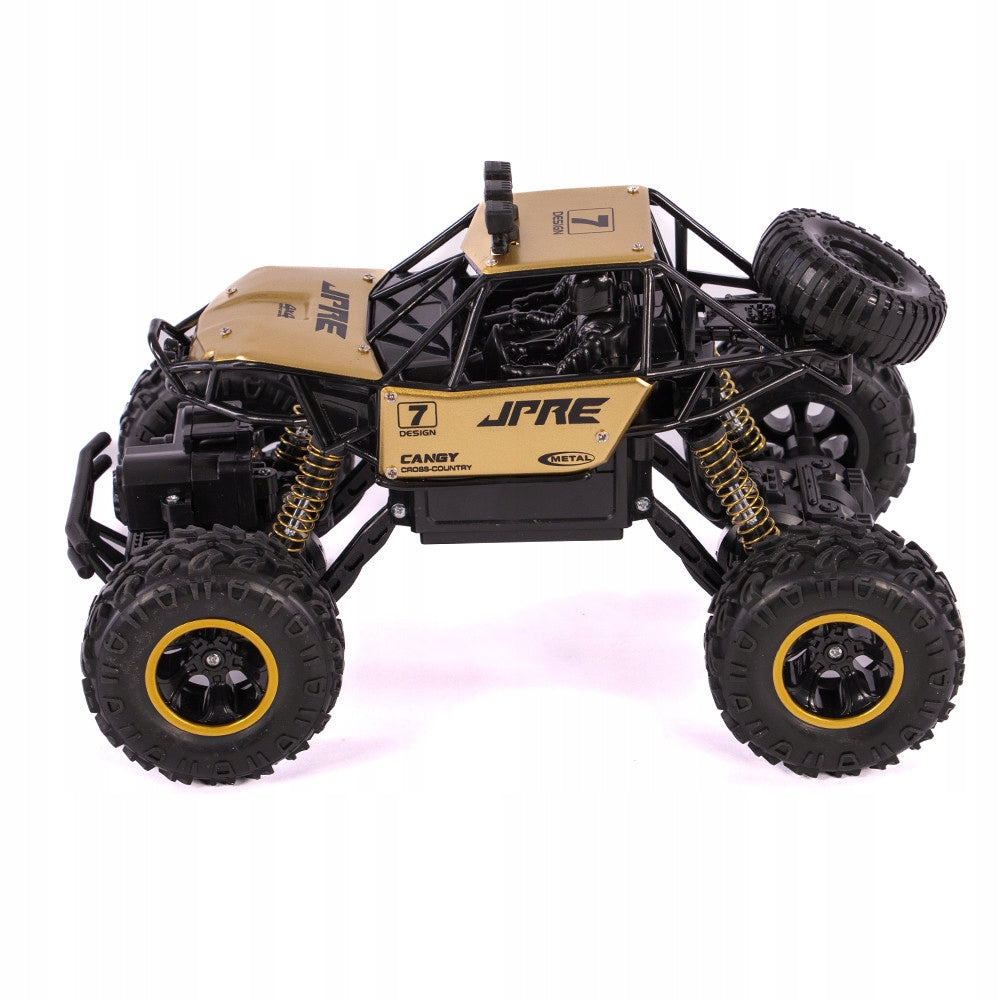 LARGE OFF-ROAD CAR RC 4x4 REMOTE CONTROLLED 2.4GHz BATTERY GOLD Brand no brand