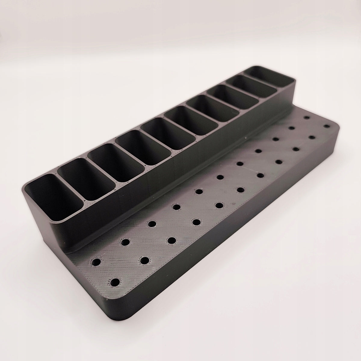 LARGE ORGANIZER FOR CABLES AND CHARGERS. HOME AND OFFICE BOX FOR CHARGERS PL Model czarny