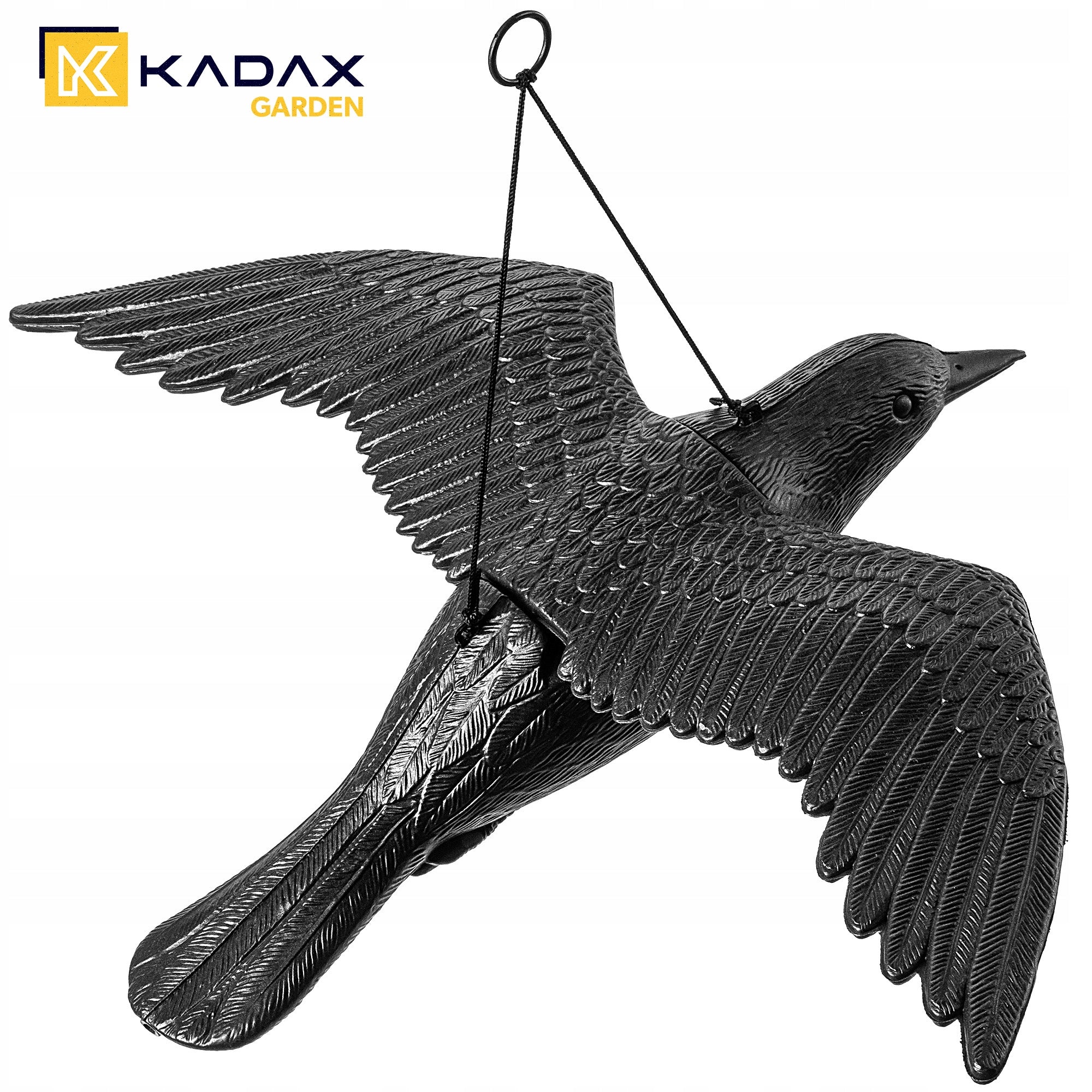 LARGE RAVEN BIRD BALCONY REPELLENT PIGEON STARLINGS FOR BIRDS IN FLIGHT 56cm Use Against birds