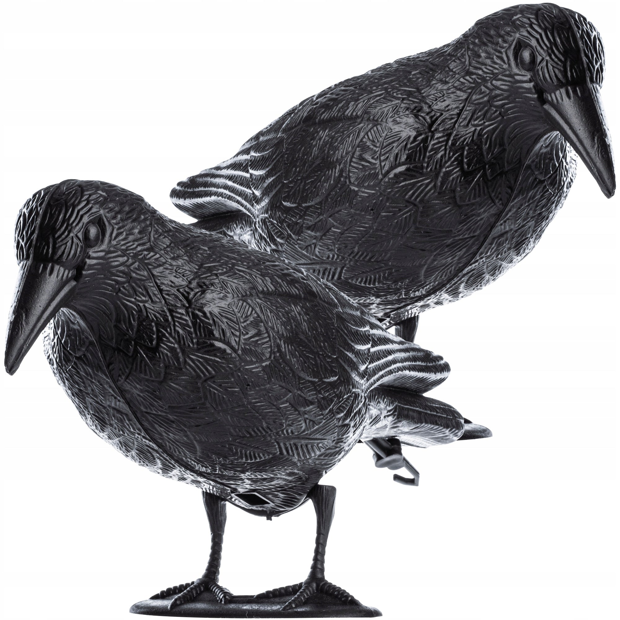 LARGE RAVEN BIRD REPELLENT PIGEON STARLINGS BIRDS FOR BALCONY BLACK 2pcs Brand Kadax