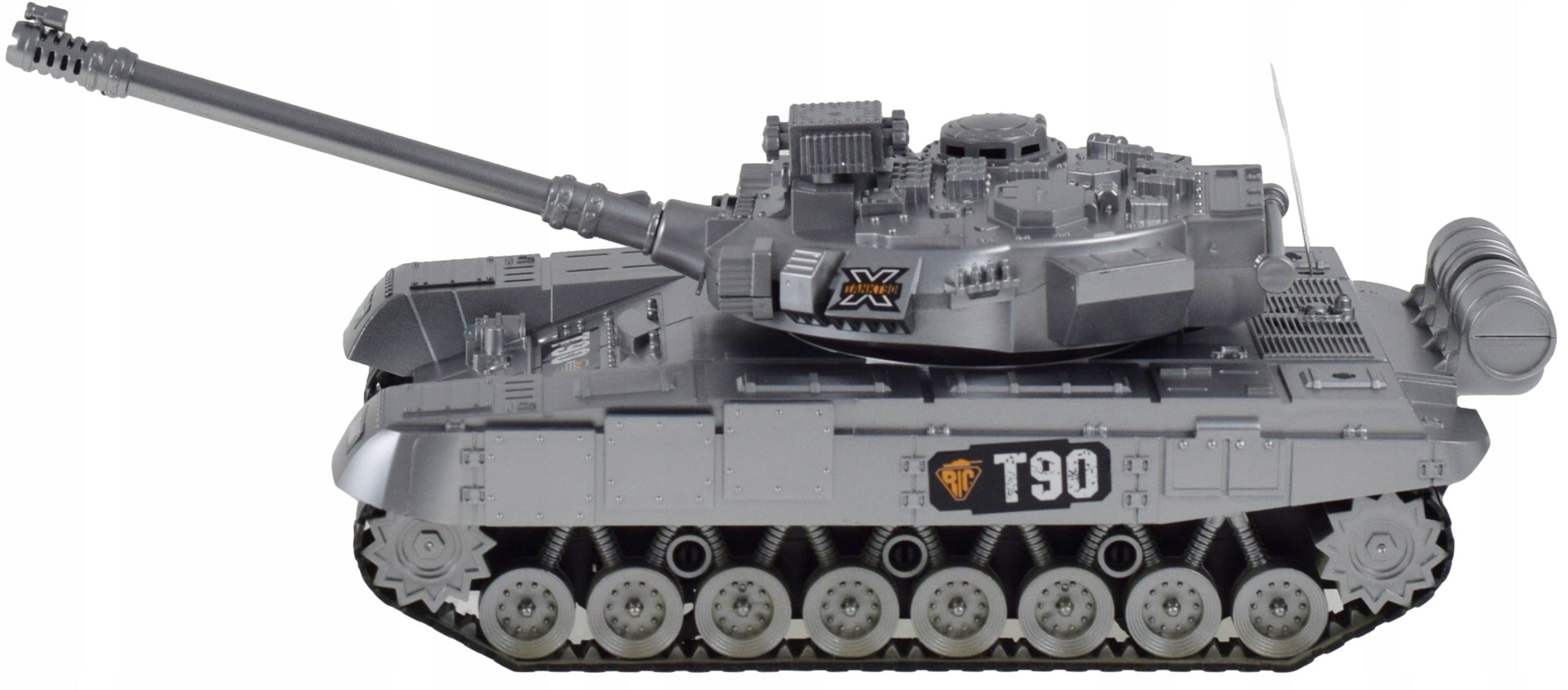LARGE RC REMOTE CONTROLLED TANK with Rotating Tower Sound and Light Kind driving