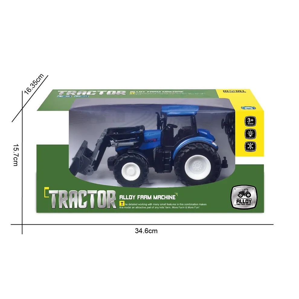 LARGE REMOTE CONTROLLED BLUE TRACTOR RC SMALL FARMER BULLDOZER Brand no brand