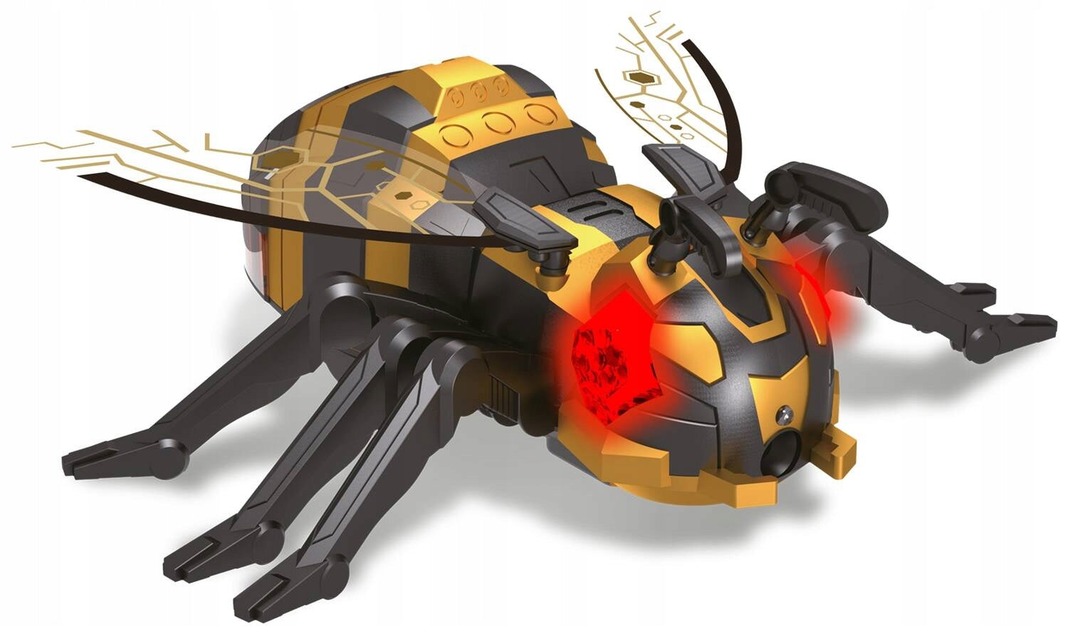 LARGE REMOTE CONTROLLED Bee SPRAYS MIST LED PILOT R/C Spider Brand HH Poland