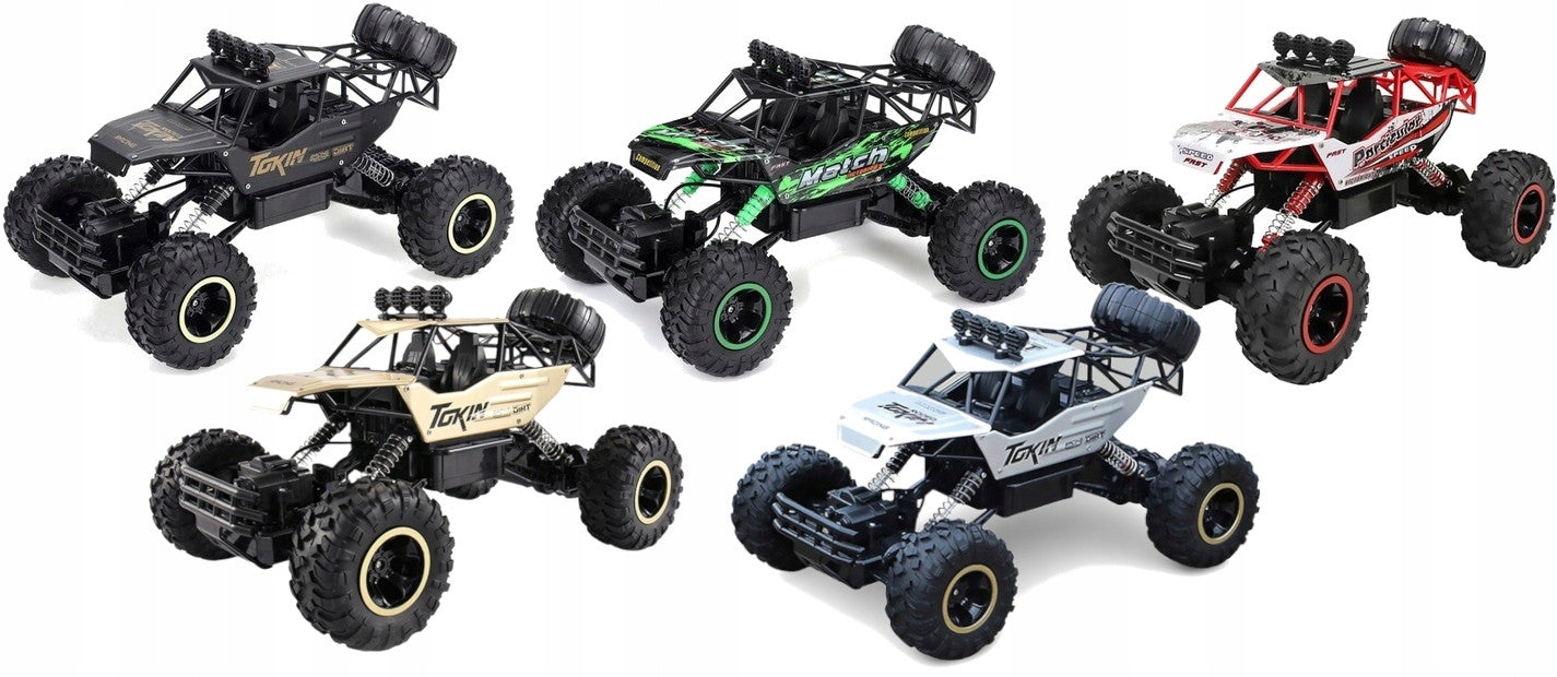 LARGE REMOTE CONTROLLED OFF-ROAD CAR 4x4 METAL LED GIFT FOR KIDS Manufacturer code 5903357602413