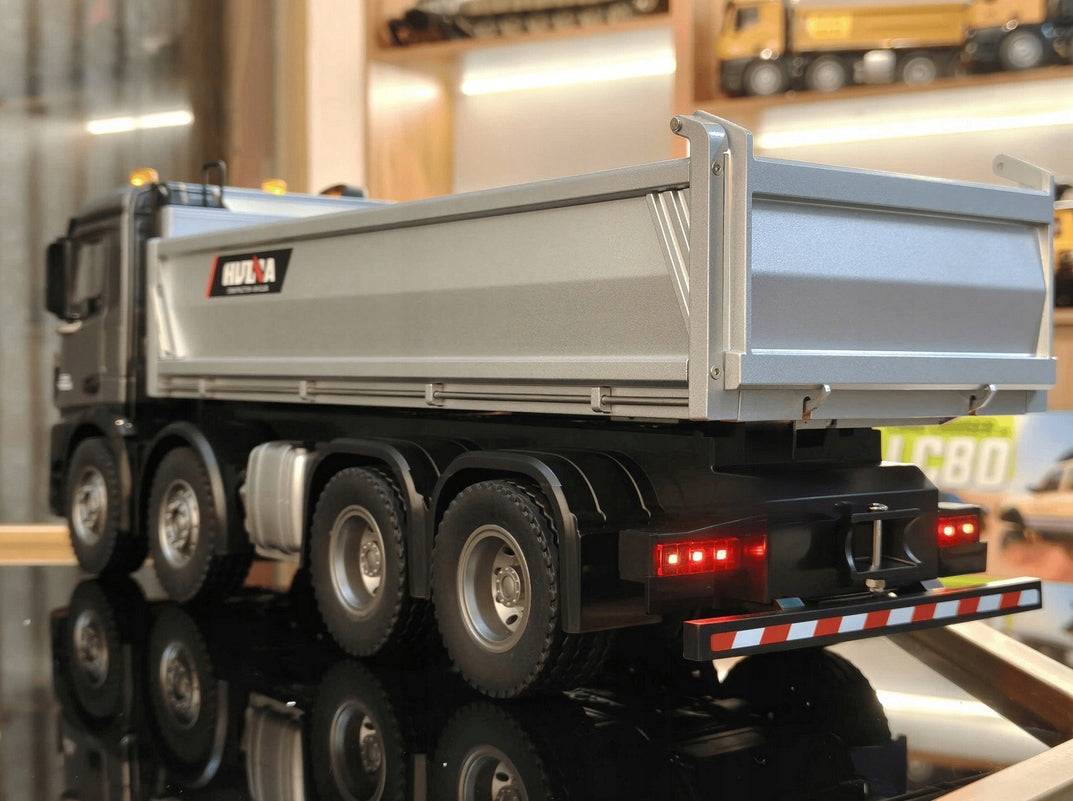 LARGE REMOTE CONTROLLED TIPPER HUINA 1536 PRO METAL TWO SWIVEL AXLES Manufacturer code 1536 PRO