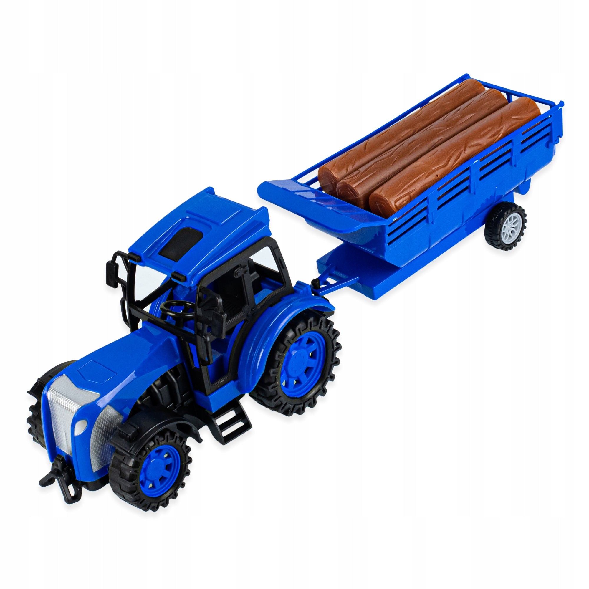 LARGE REMOTE CONTROLLED TRACTOR WITH TRAILER AUTO FOR REMOTE CONTROL 2.4ghz FOR KIDS Brand click4TOYS
