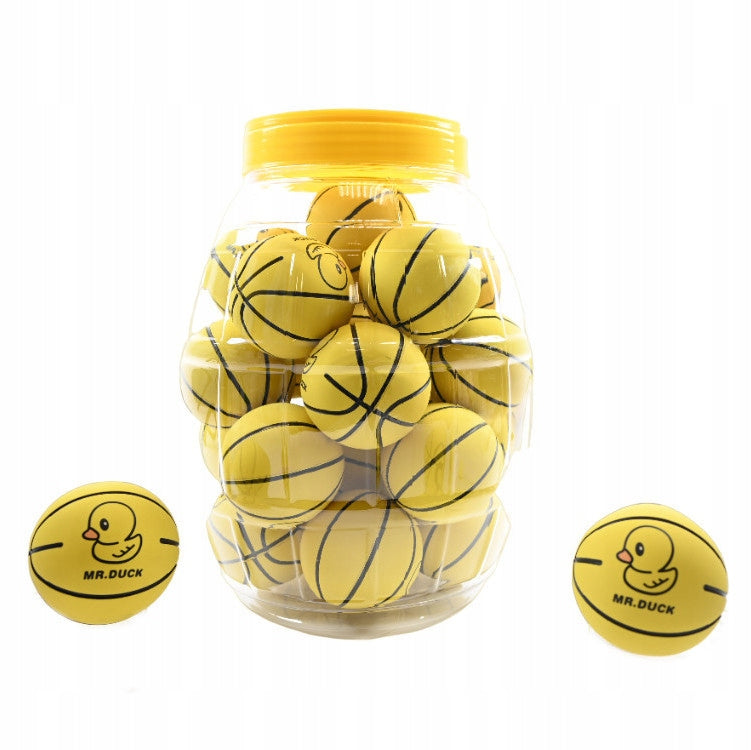 LARGE RUBBER BALL YELLOW DUCK JUMPING BALL JUMPER DUCK 6CM Brand Midex