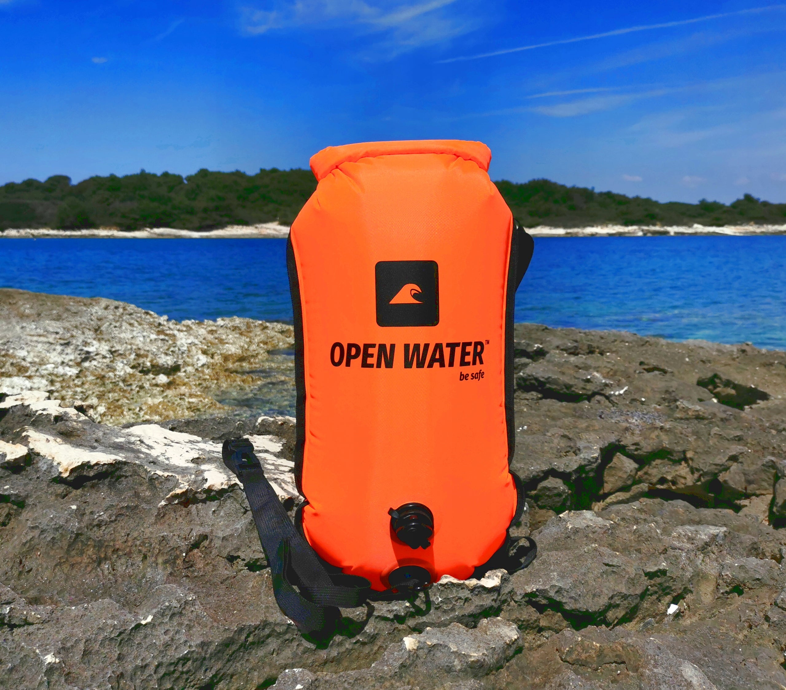 LARGE SAFETY BUOY FOR SWIMMING BUOY XL + BACKPACK 3in1 Brand OpenWater