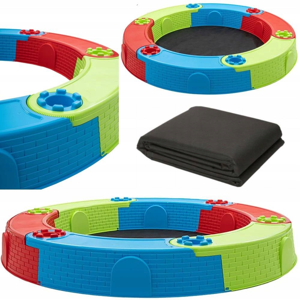 LARGE SANDBOX FOLDING ZIPPER + MAT 170cm XXL poland Character/Title none