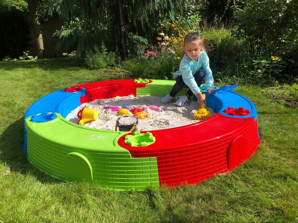 LARGE SANDBOX FOLDING ZIPPER + MAT 170cm XXL poland Manufacturer code 48850