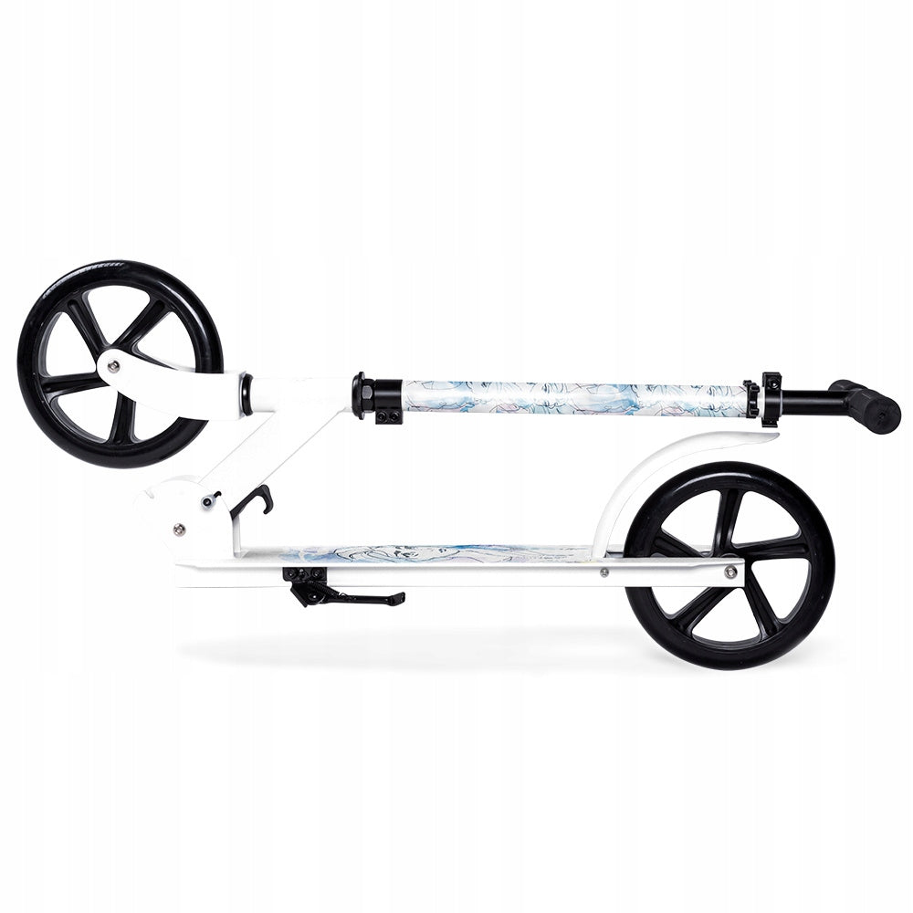 LARGE SCOOTER LAND OF ICE METAL FOLDING DISNEY FROZEN 200 MM TO 100 KG Brake yes