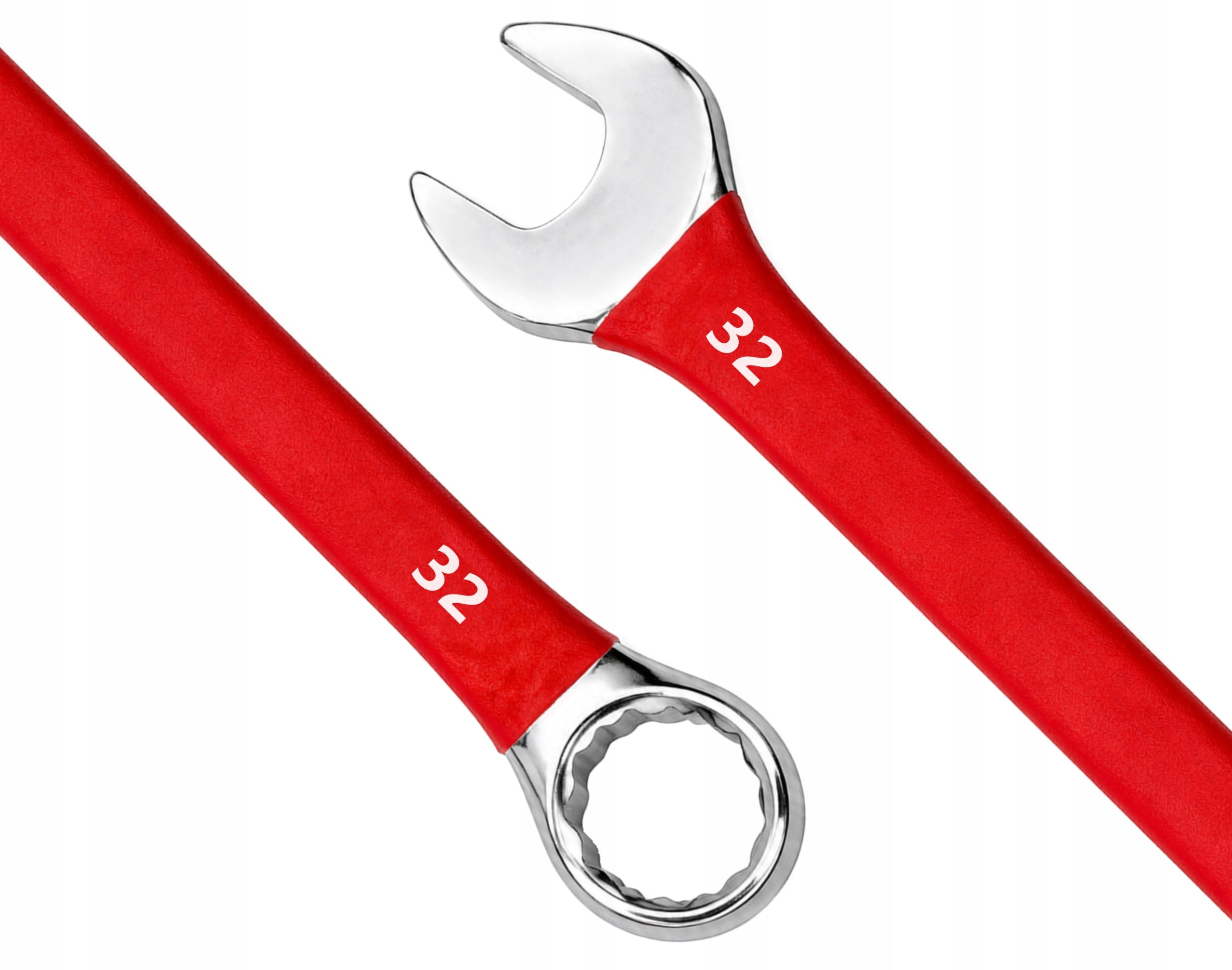 LARGE SET OF FLAT-EYE WRENCHES 25el CRV 6-32mm RUBBER FLAT MAT Key type combination