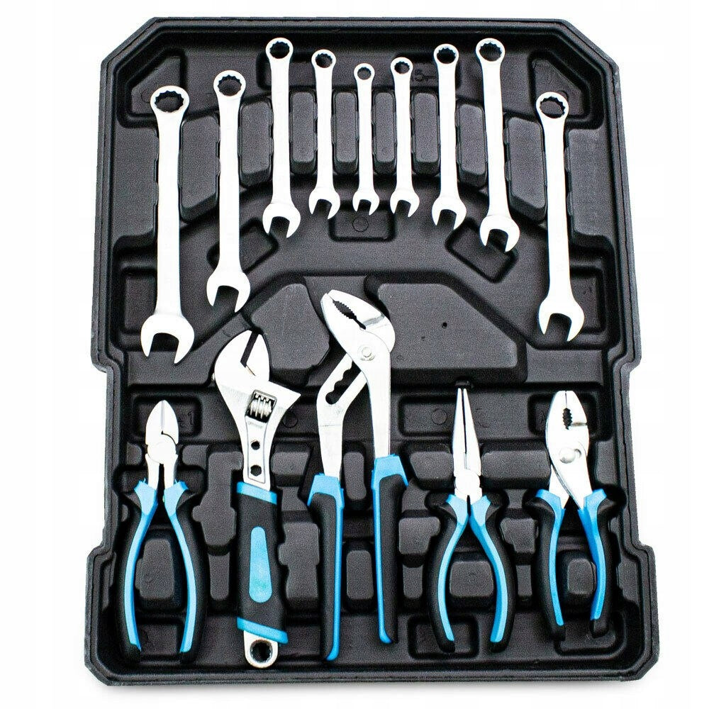 LARGE SET OF TOOLS 1300 ELEMENT. MOBILE SUITCASE Brand Bituxx