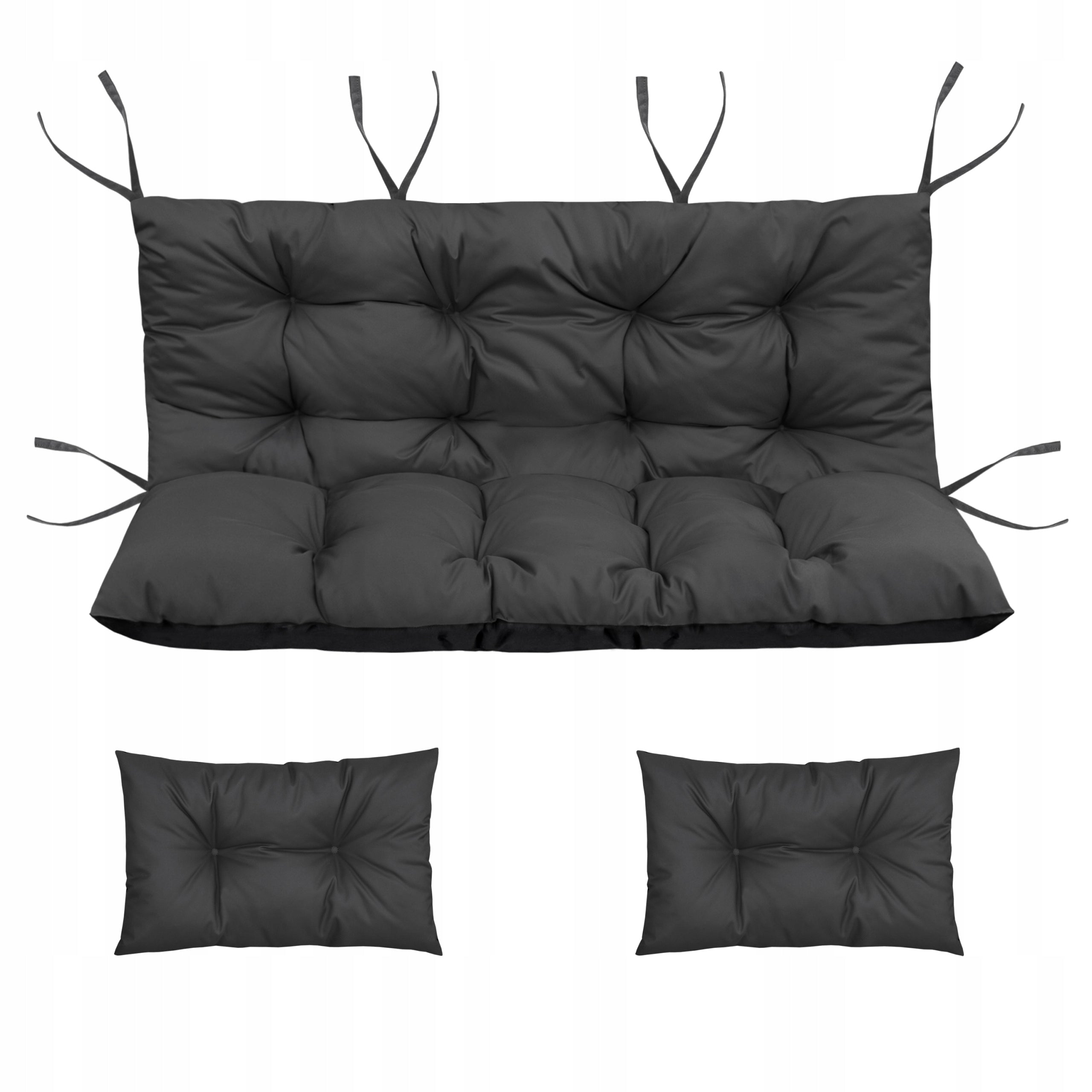LARGE SWING CUSHION GARDEN BENCH 150x60x50 CM WATERPROOF XXL Cushion thickness 12 cm
