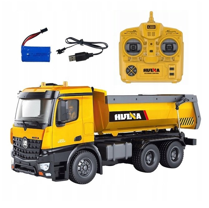 LARGE TIPPER REMOTE CONTROLLED AUTO RC 4x4 METAL STRONG - LOAD CAPACITY 21 KG !