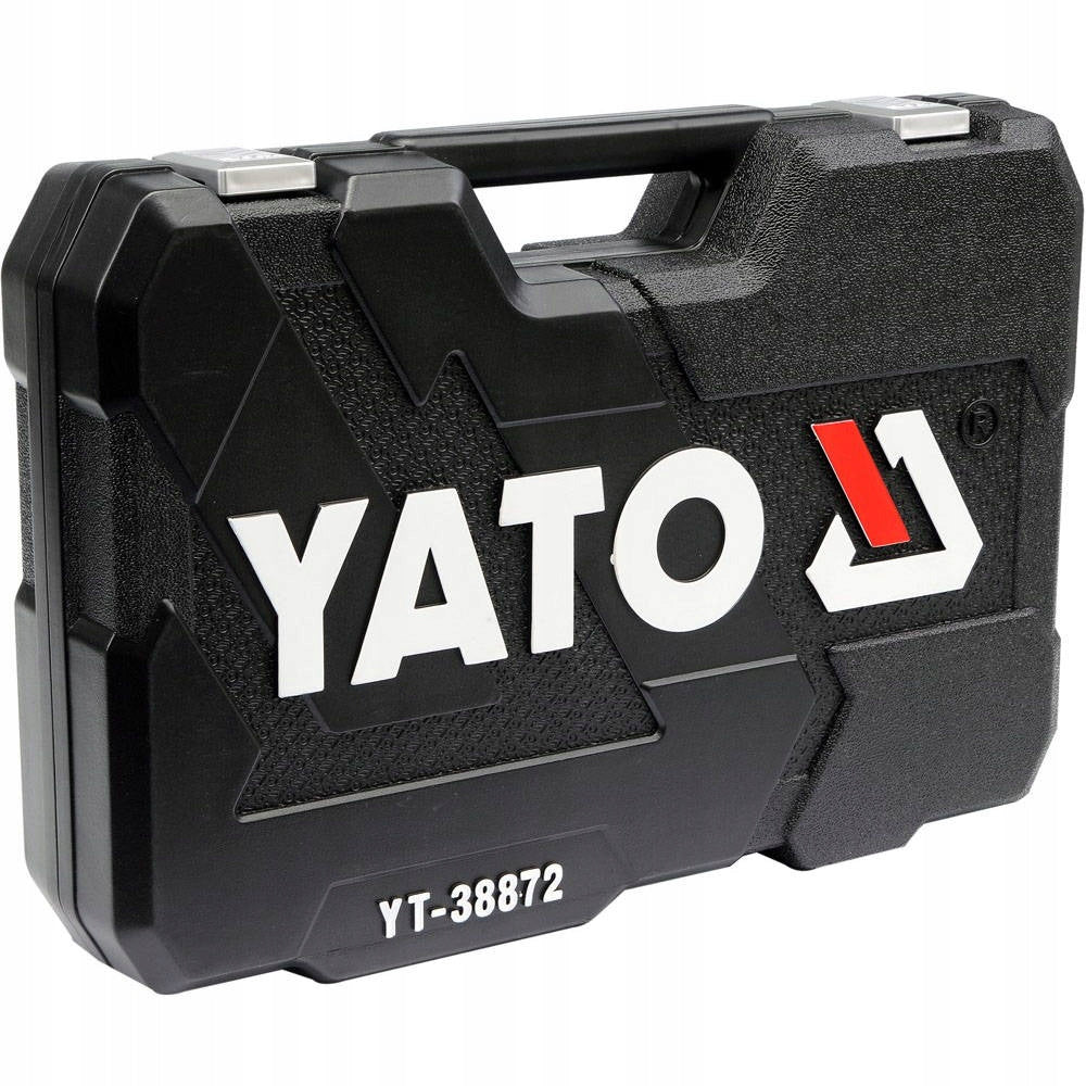 LARGE TOOL SET TOOL CASE KEYS BITS CAPS 128el YATO Packaging status original