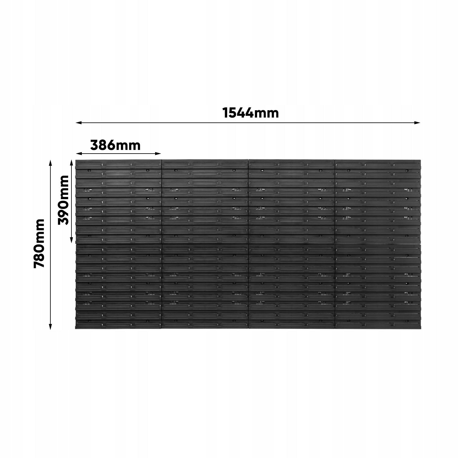 LARGE TOOL WALL BOARD FOR GARAGE WORKSHOP 154x78cm + 123 CUVETTES Brand Pafen