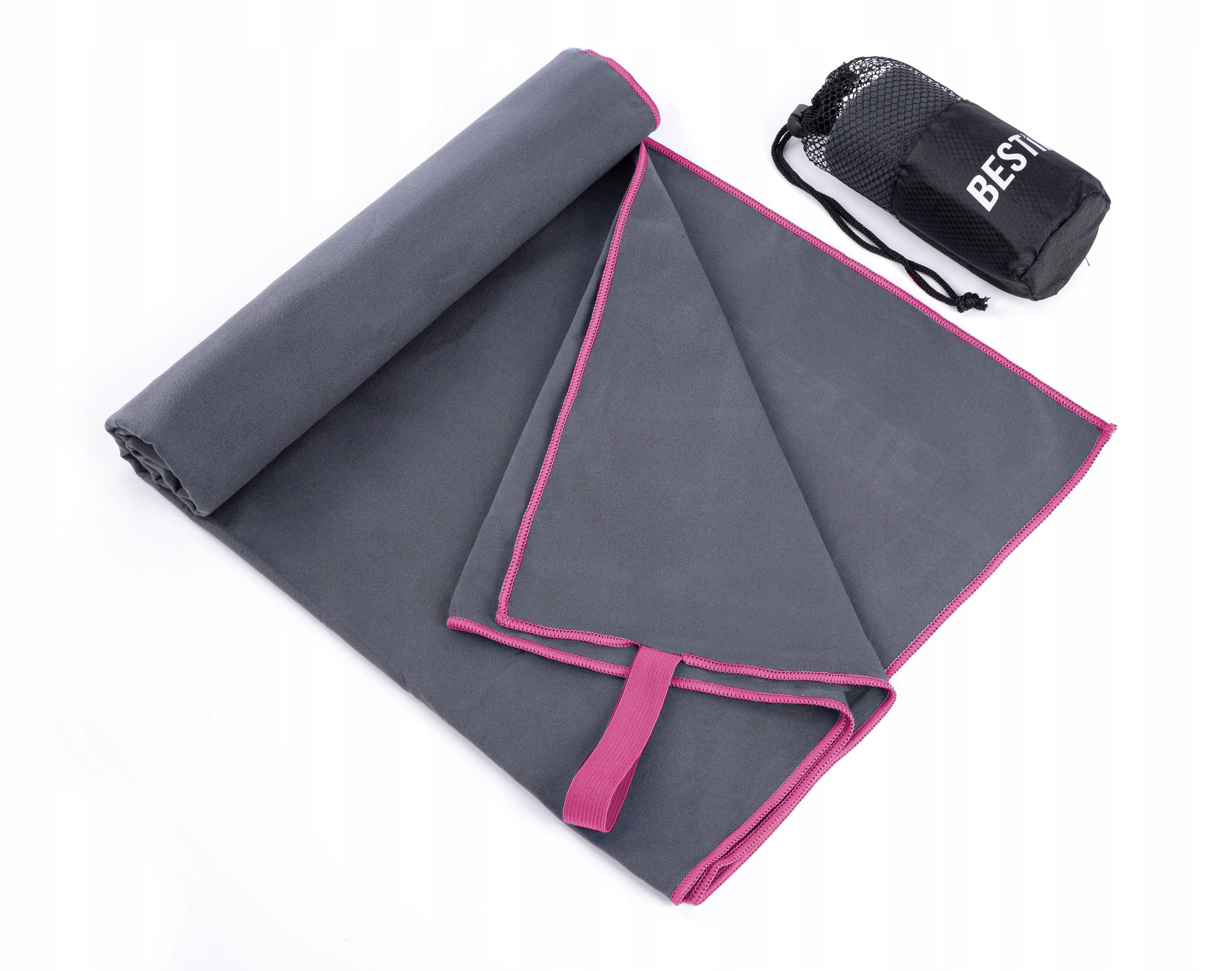 LARGE TOWEL QUICK DRYING SPORTS BEACH MICROFIBER FOR GYM 180x90 Manufacturer code BR022