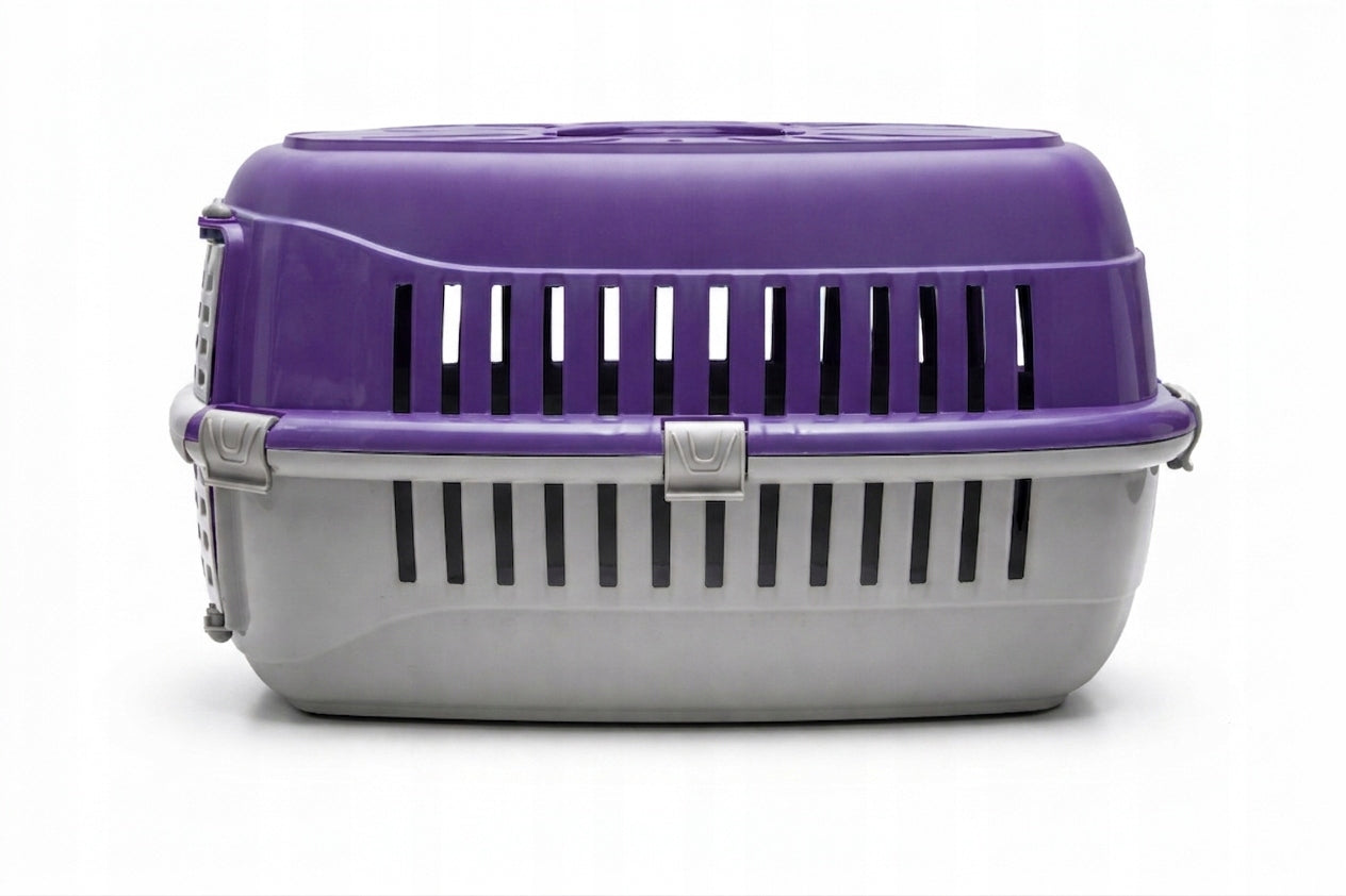 LARGE TRANSPORTER PURPLE solid BOX playpen CAGE for CAT RABBIT DOG Manufacturer code FloraZoo_Transporter_Are_Fiolet