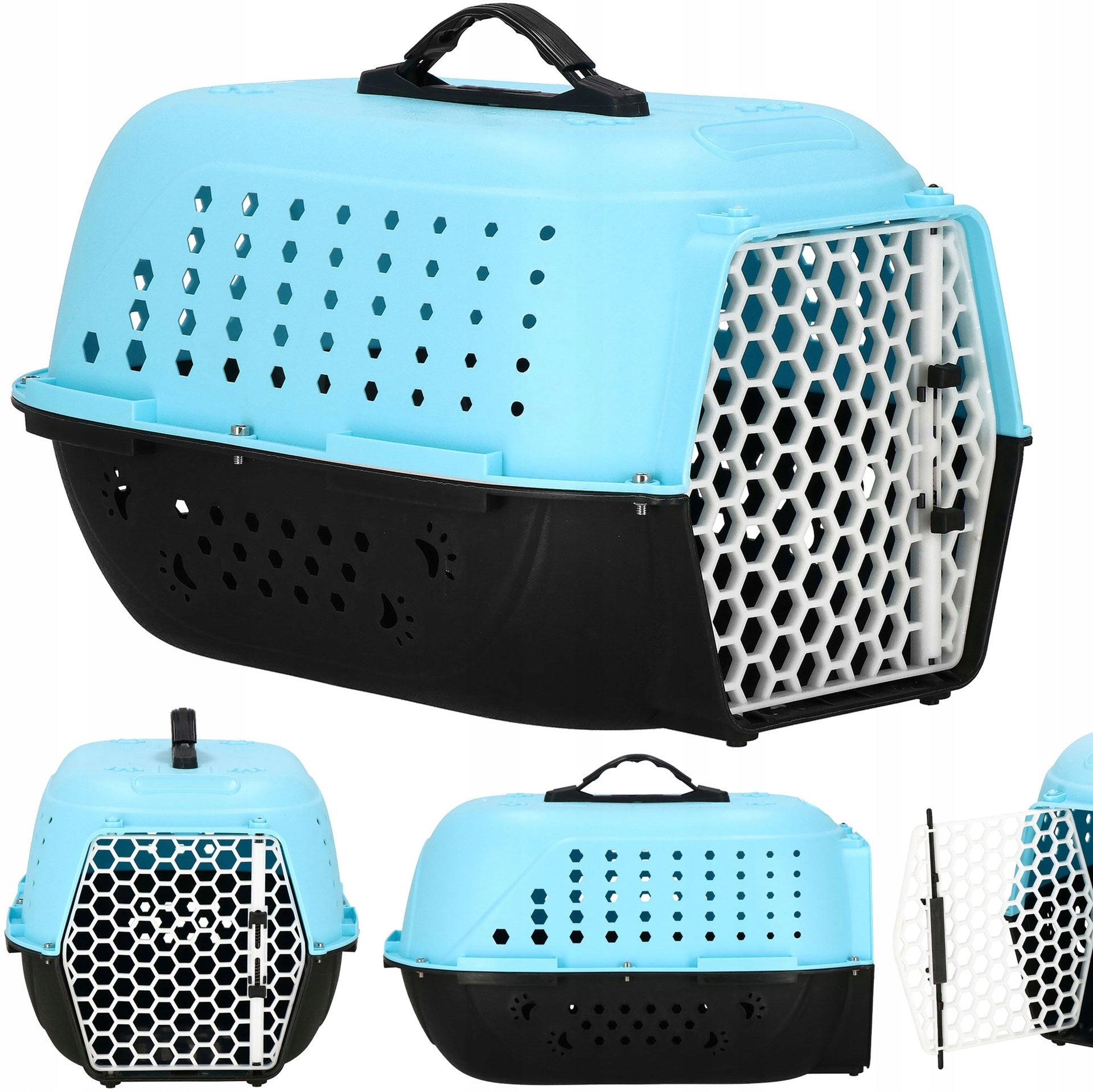 LARGE TRANSPORTER for cat rabbit animals PLAYPEN CAGE portable BOX Product depth 48 cm
