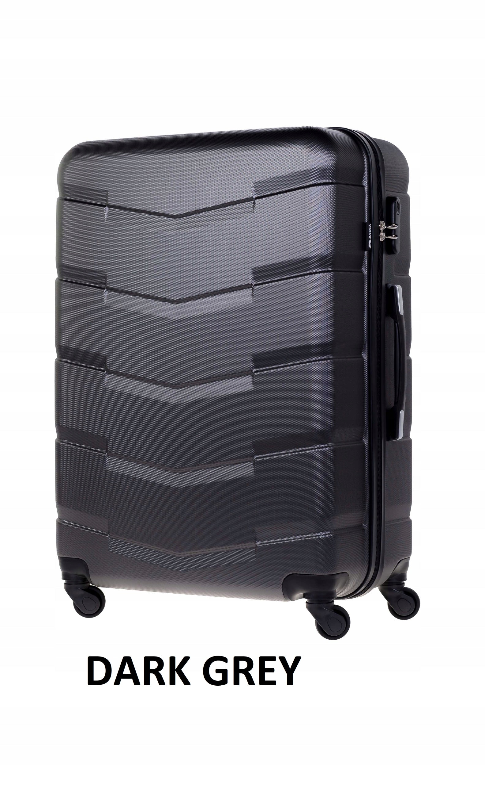 LARGE TRAVEL SUITCASE LUGGAGE 90L 4 WHEELS BAGIA SUITCASES ABS BARCELONA COLORS Width (longer edge) 50 cm