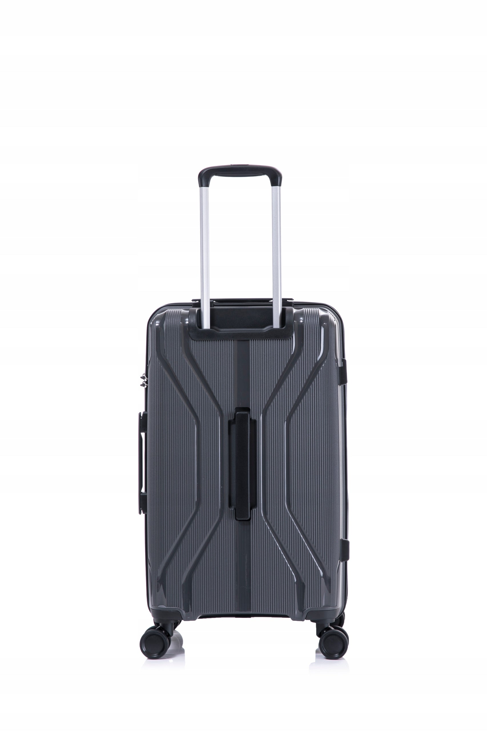 LARGE TRAVEL SUITCASE ON WHEELS HARD STRONG XXL 29" GRAFFITE POLYPROPYLENE Width (longer edge) 46 cm