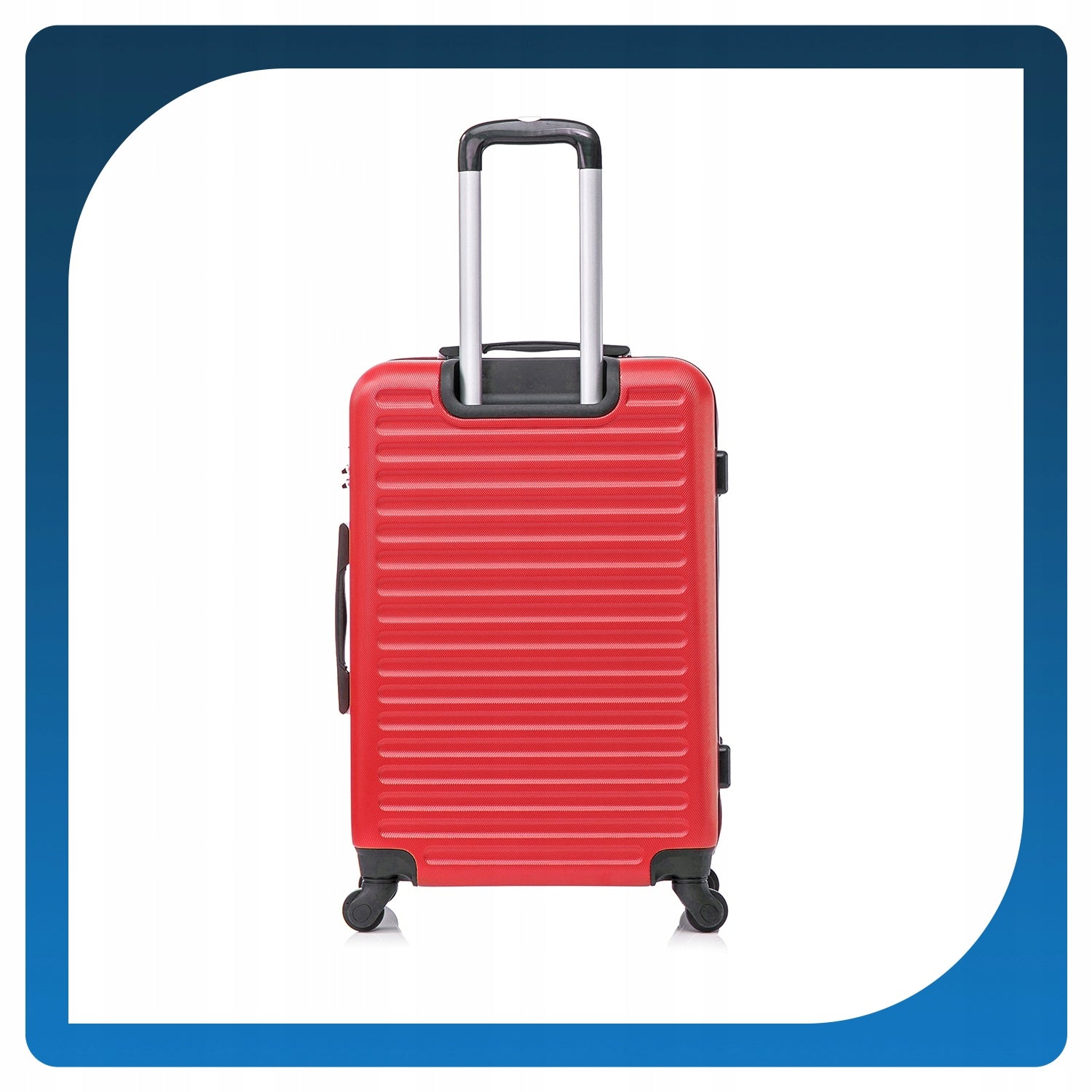 LARGE TRAVEL SUITCASE WITH WHEELS DETACHABLE WHEELS 102L 28" ABS ATTENY RED Kind hard