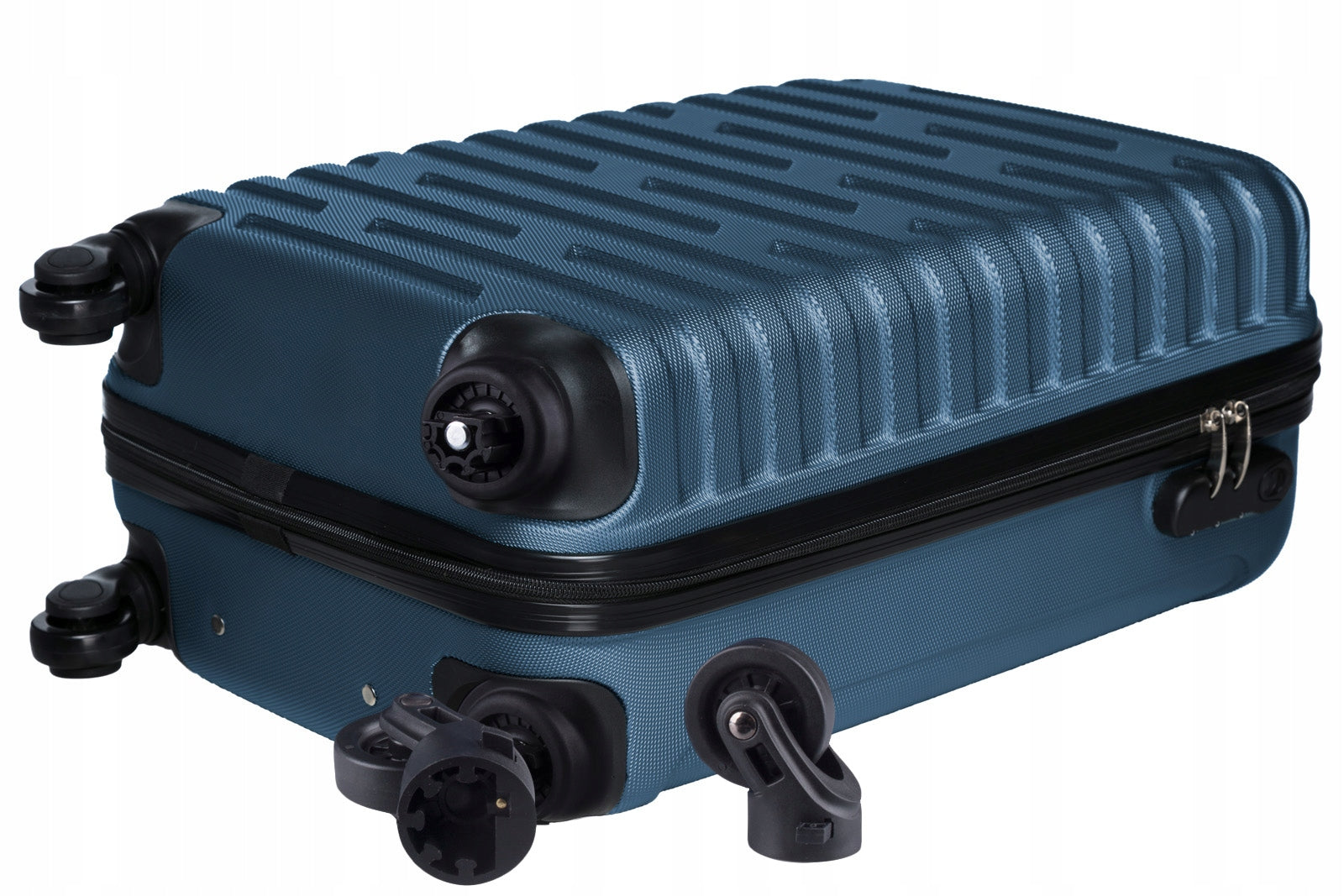 LARGE TRAVEL SUITCASE WITH WHEELS DETACHABLE WHEELS 102L 28" ABS COSTA DBLUE Brand Vip Collection