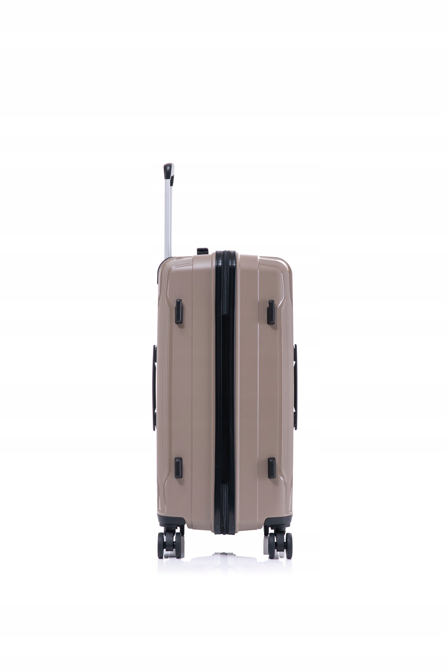LARGE TRAVEL SUITCASE WITH WHEELS HARD XXL 29" LIGHT COFFEE POLYPROPYLENE Model XXL 29" LIGHT COFFEE POLIPROPYLEN