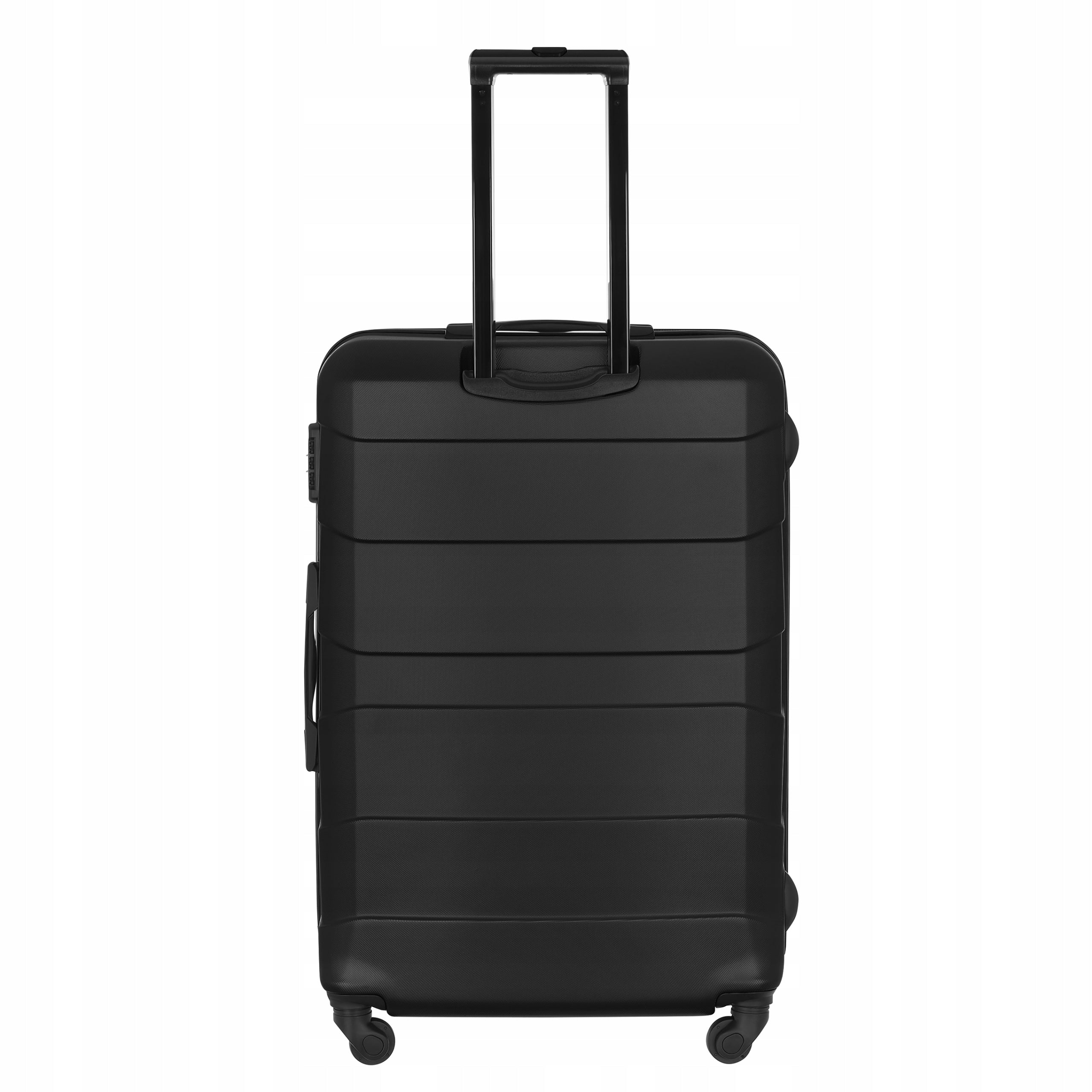 LARGE TRAVEL Suitcase Luggage REGISTERED HARD CAPACIOUS BAG XXL 4 WHEELS Width (longer edge) 52 cm
